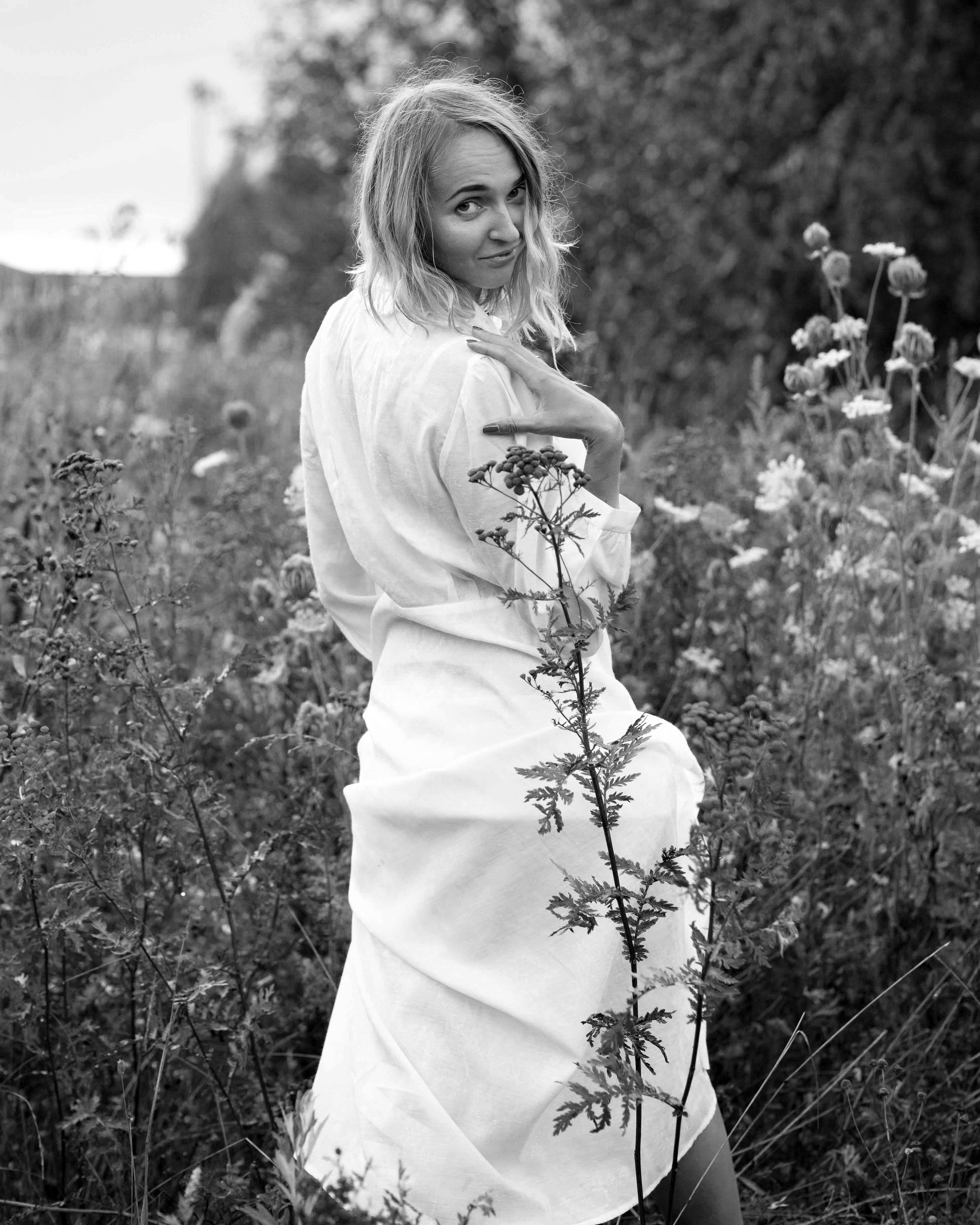 Фотопрогулка в поле. Портретный фотограф Екатерина Лысенко, Москва