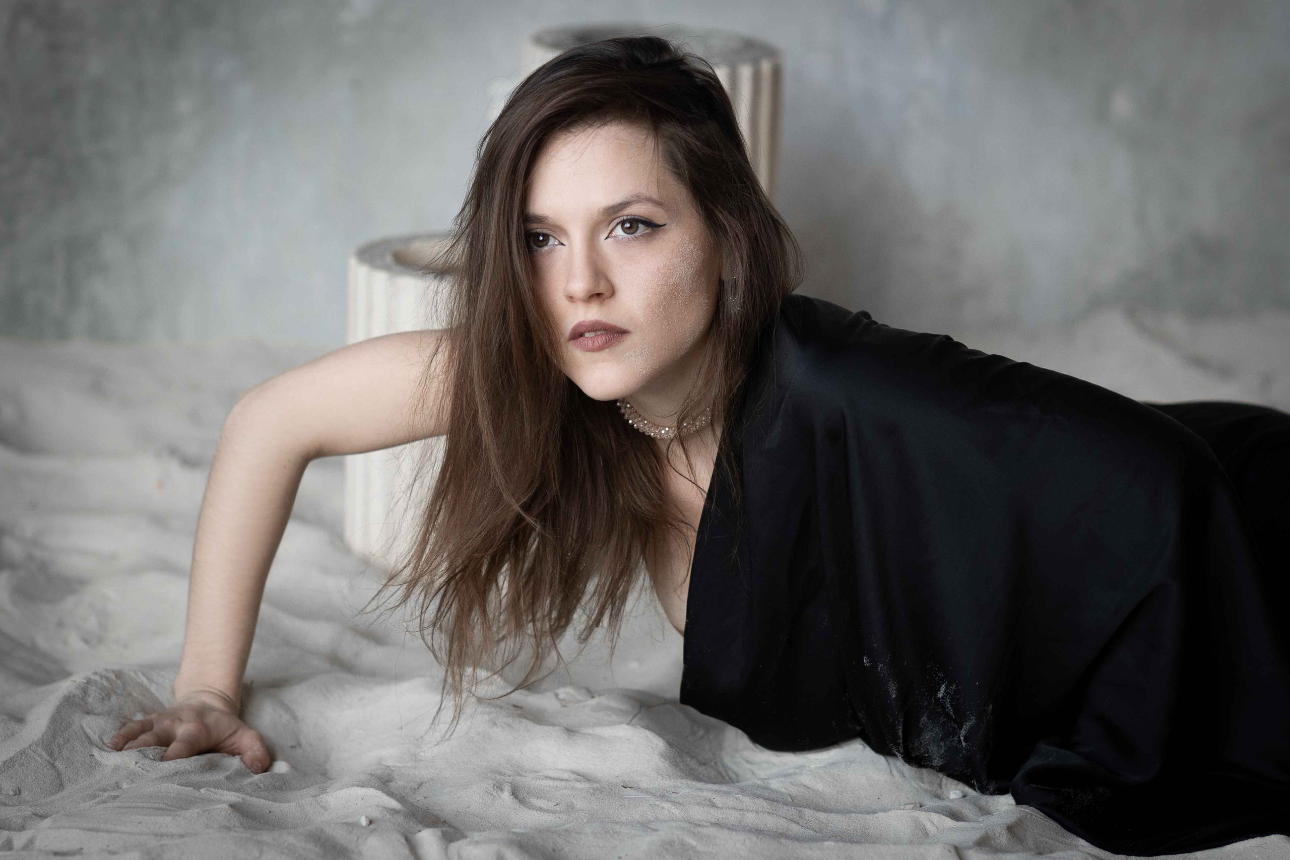 Маша. Фотосессия с песком. Портретный фотограф Екатерина Лысенко, Москва