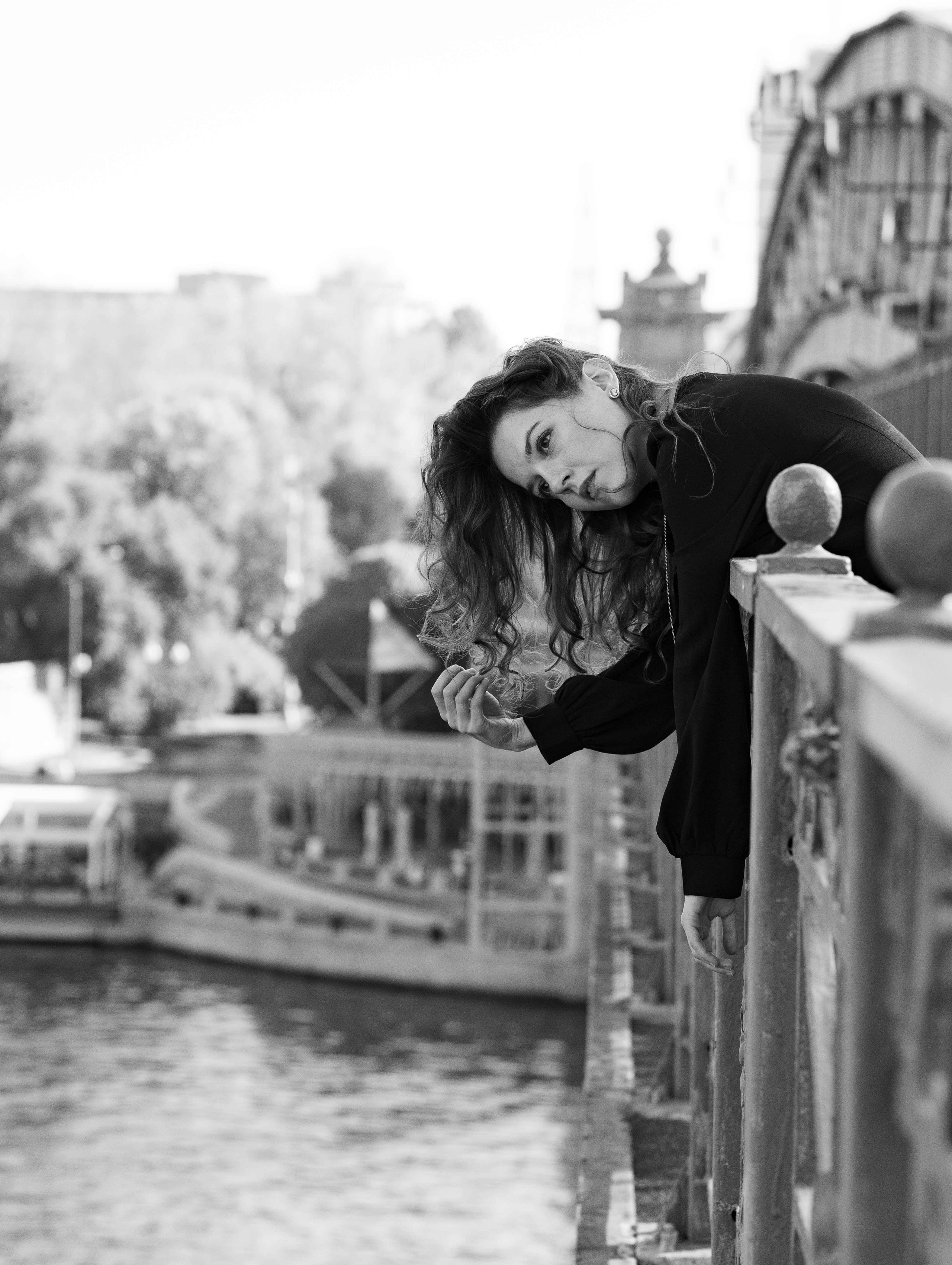 Мария. Фотопрогулка. Мосты. Портретный фотограф Екатерина Лысенко, Москва