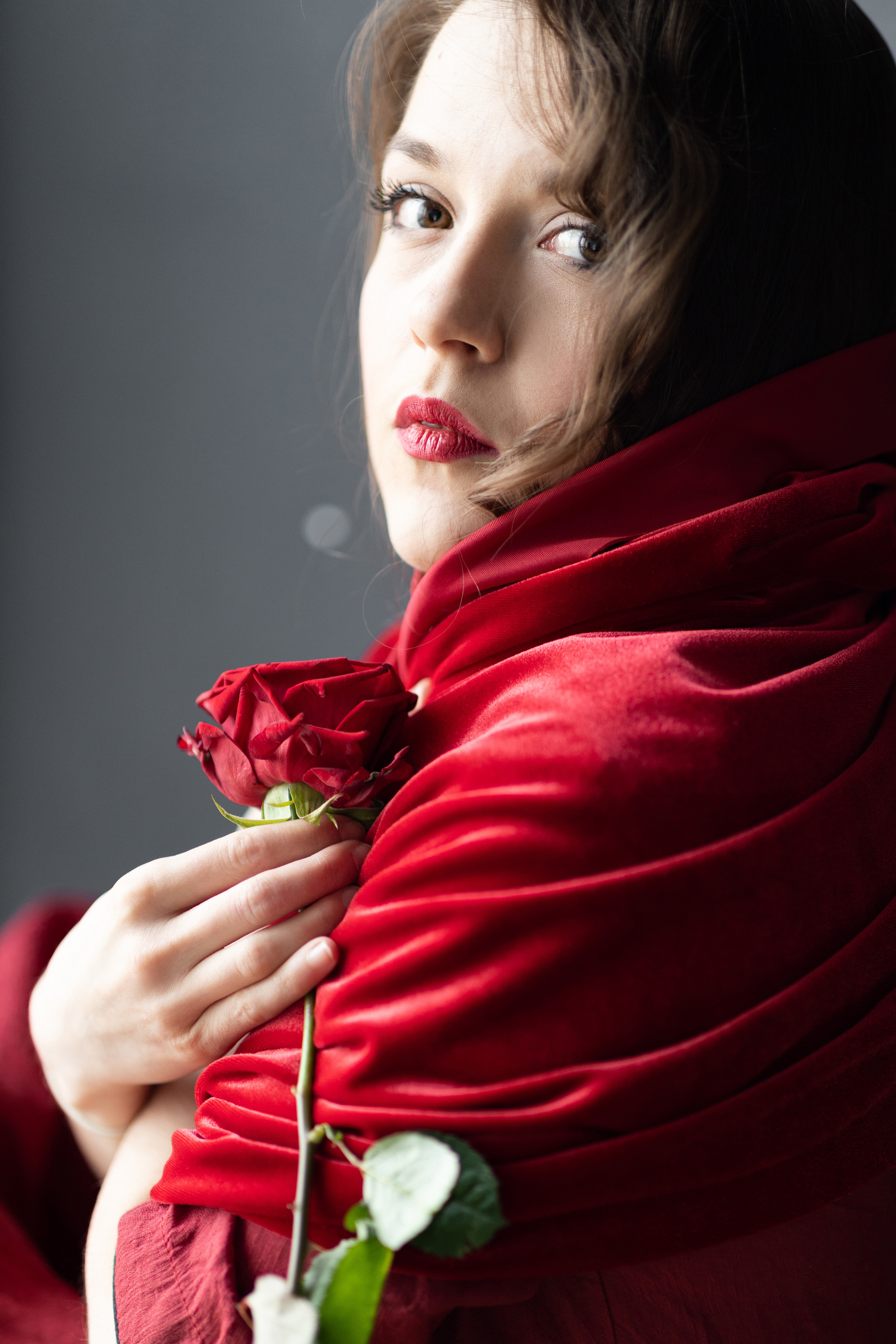 Фотосессия в студии в разных образах. Портретный фотограф Екатерина Лысенко, Москва