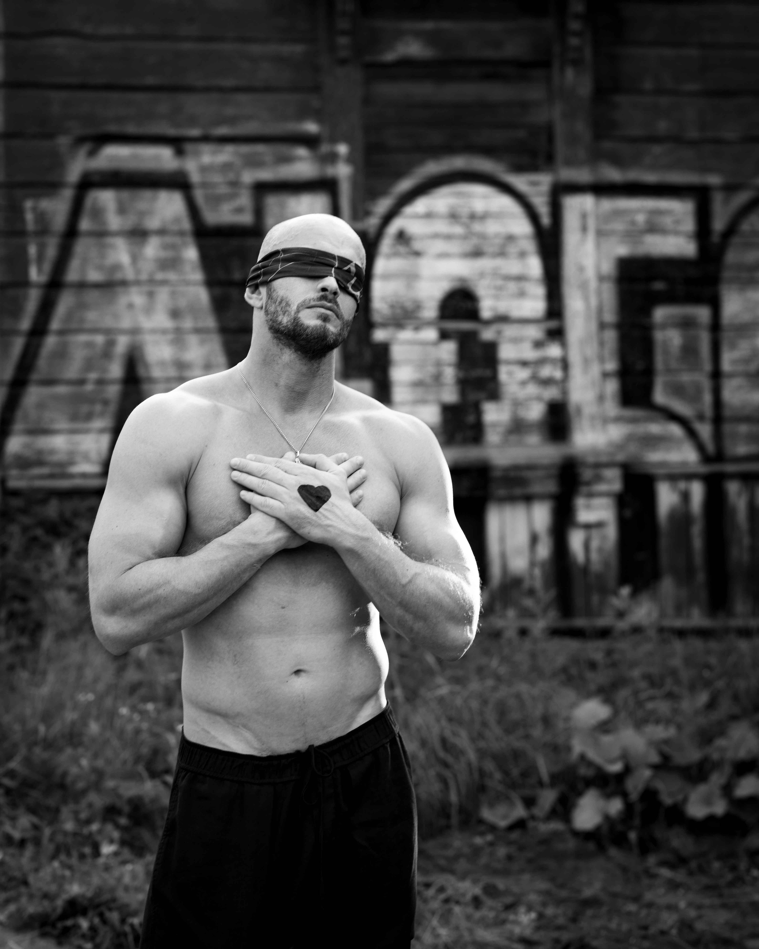 Саша. Граффити. Любовь. Портретный фотограф Екатерина Лысенко, Москва