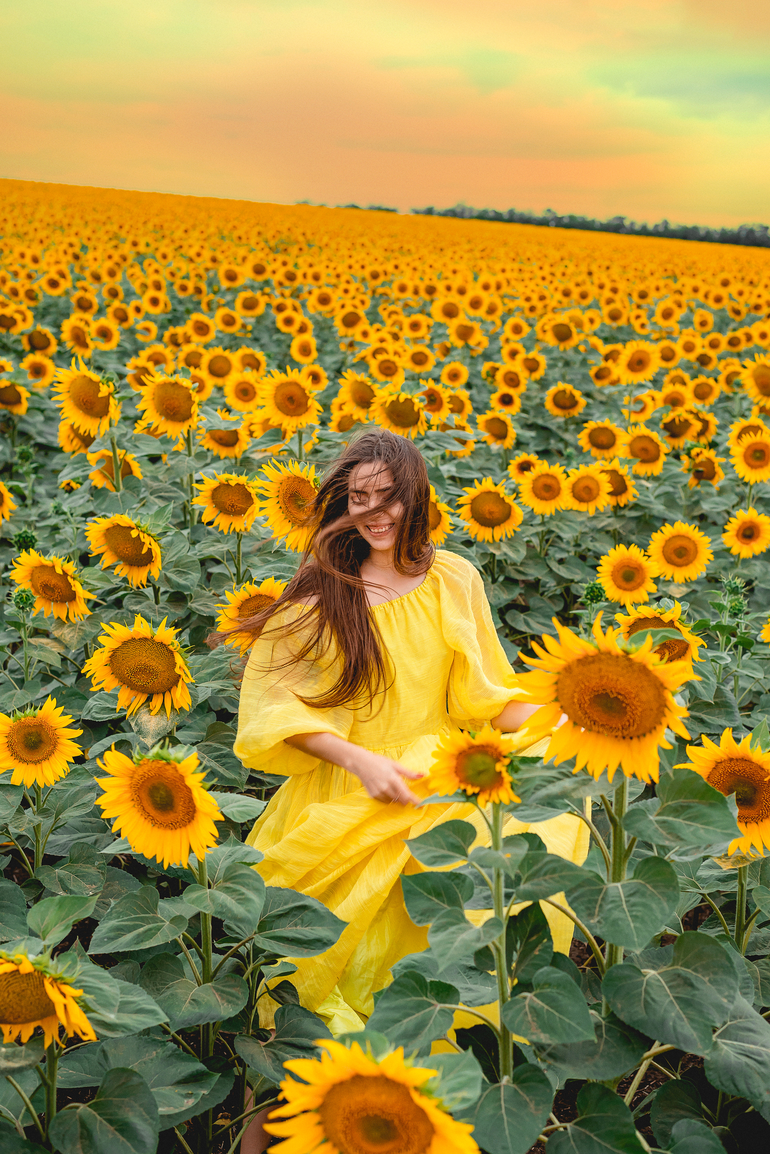 Съемки в полях подсолнечника. Семейный и детский фотограф Наталья Горда