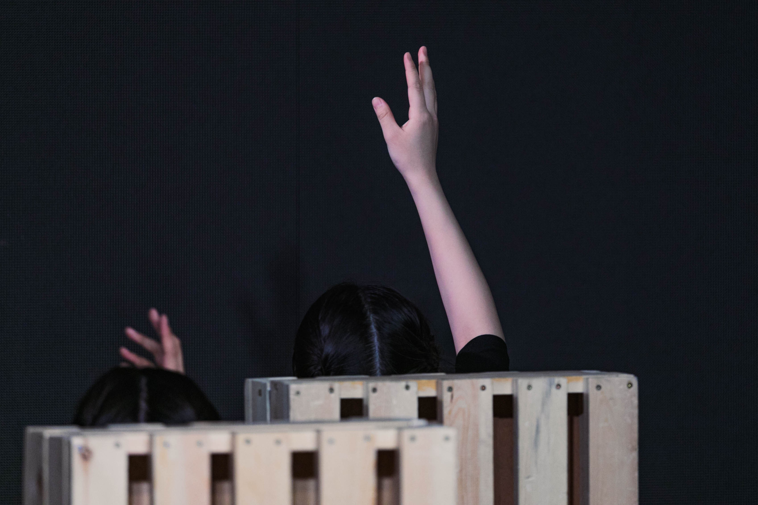 Спектакль "Несыгранные роли" студенческого театра Якутского колледжа культуры и искусства, 2024 г. Фотограф; Адмакина Дарья