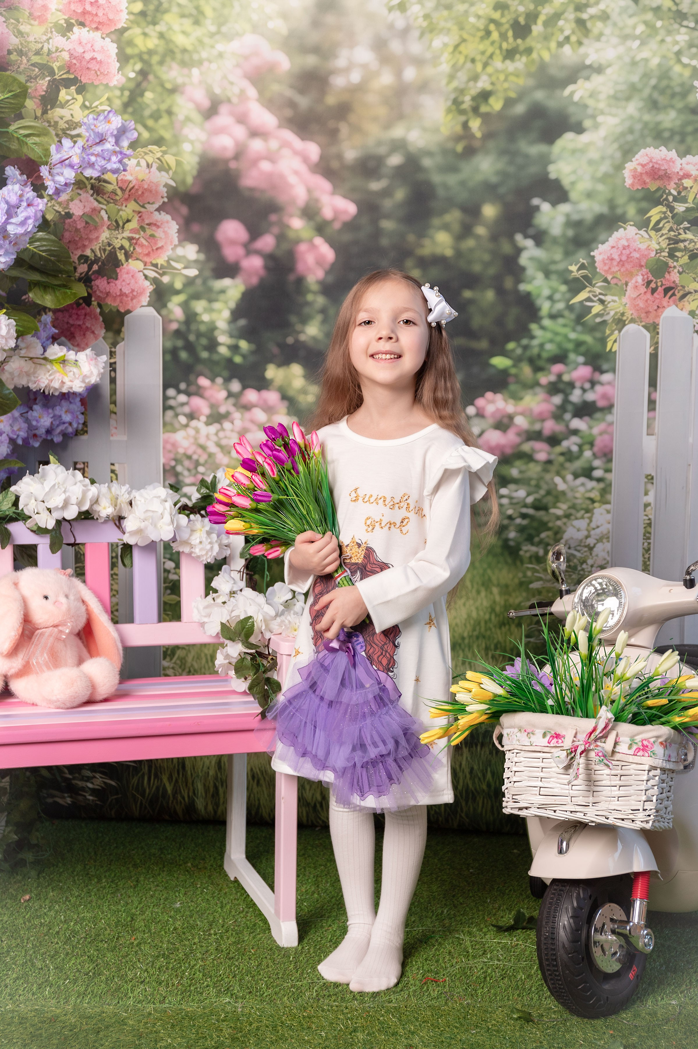 Весенняя съемка «Цветущий сад». Школьный-дошкольный фотограф в Уфе и Башкирии Вильданов Руслан