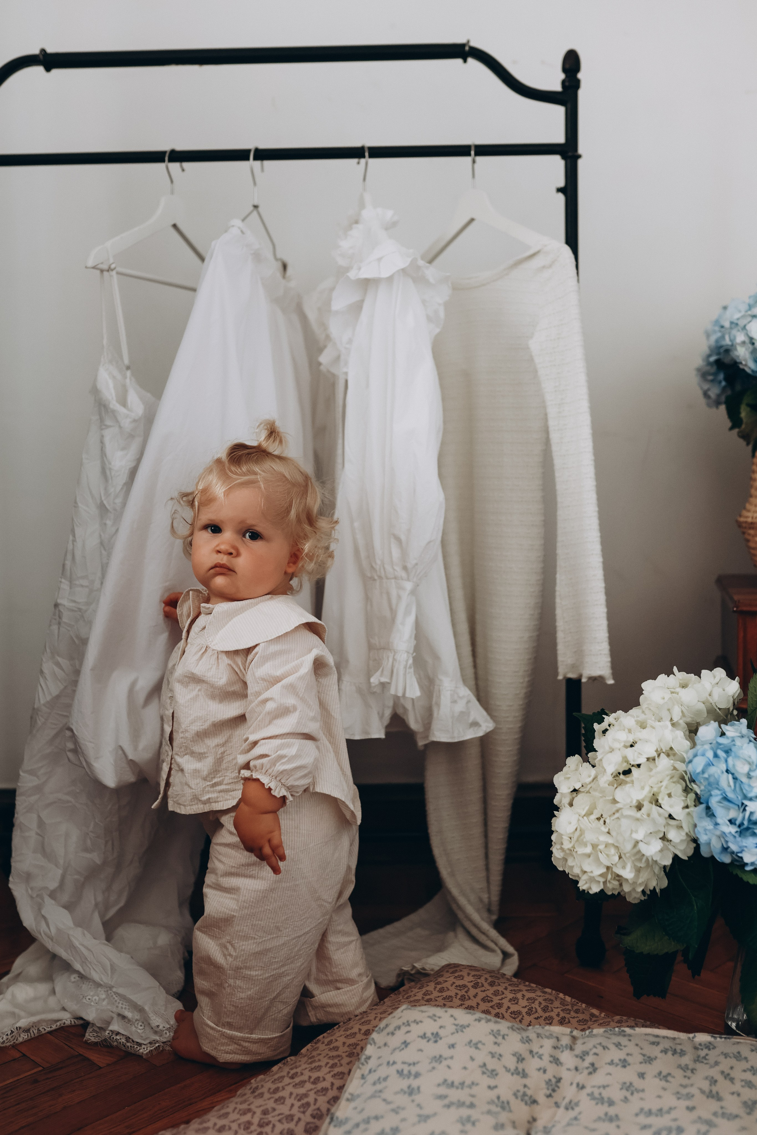 Ева и гортензии. Елена Гореликова фотограф в Москве