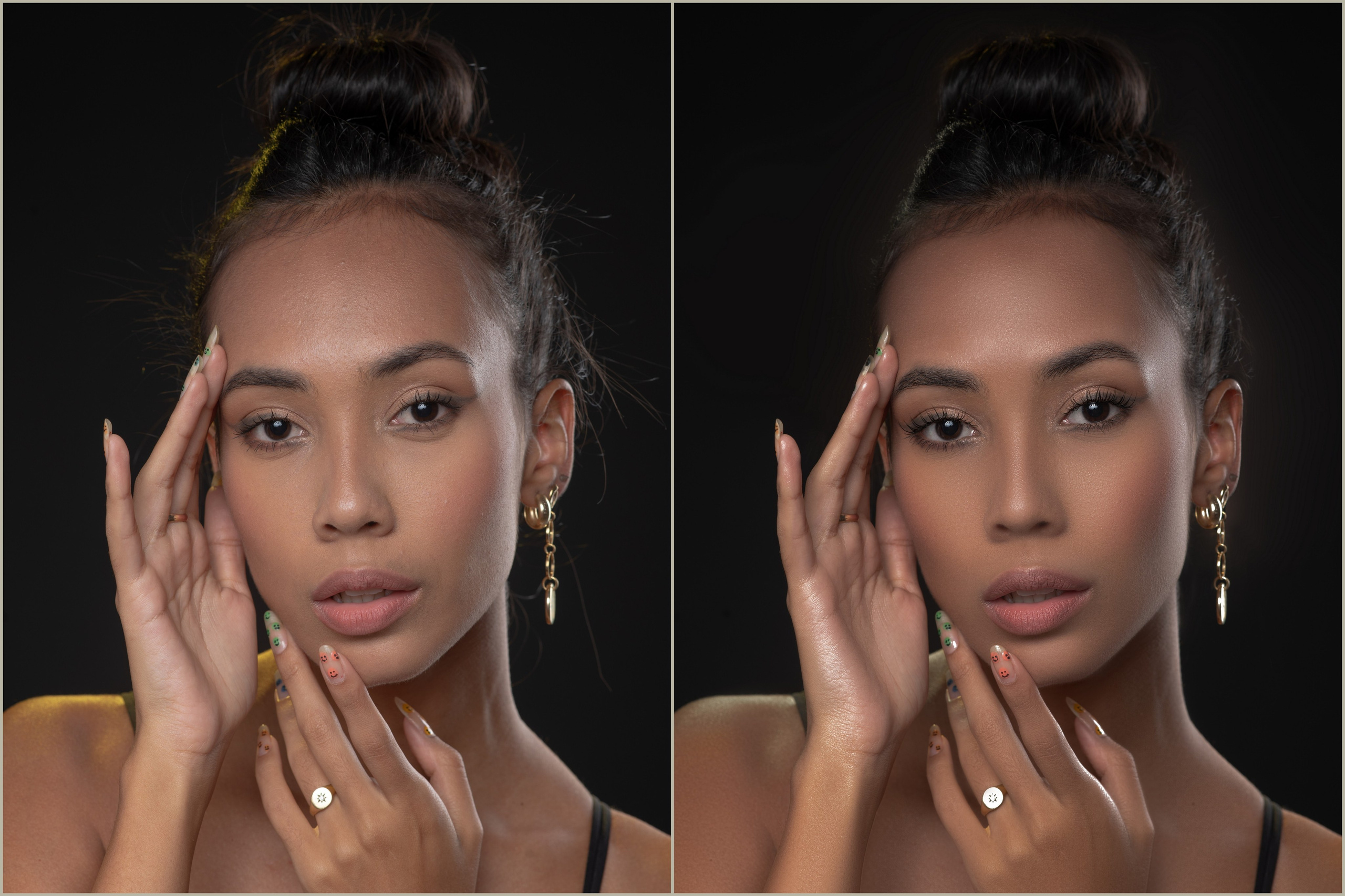 Ретуш (до и после). Фотограф Москва и Московская область Мария Кузьмина