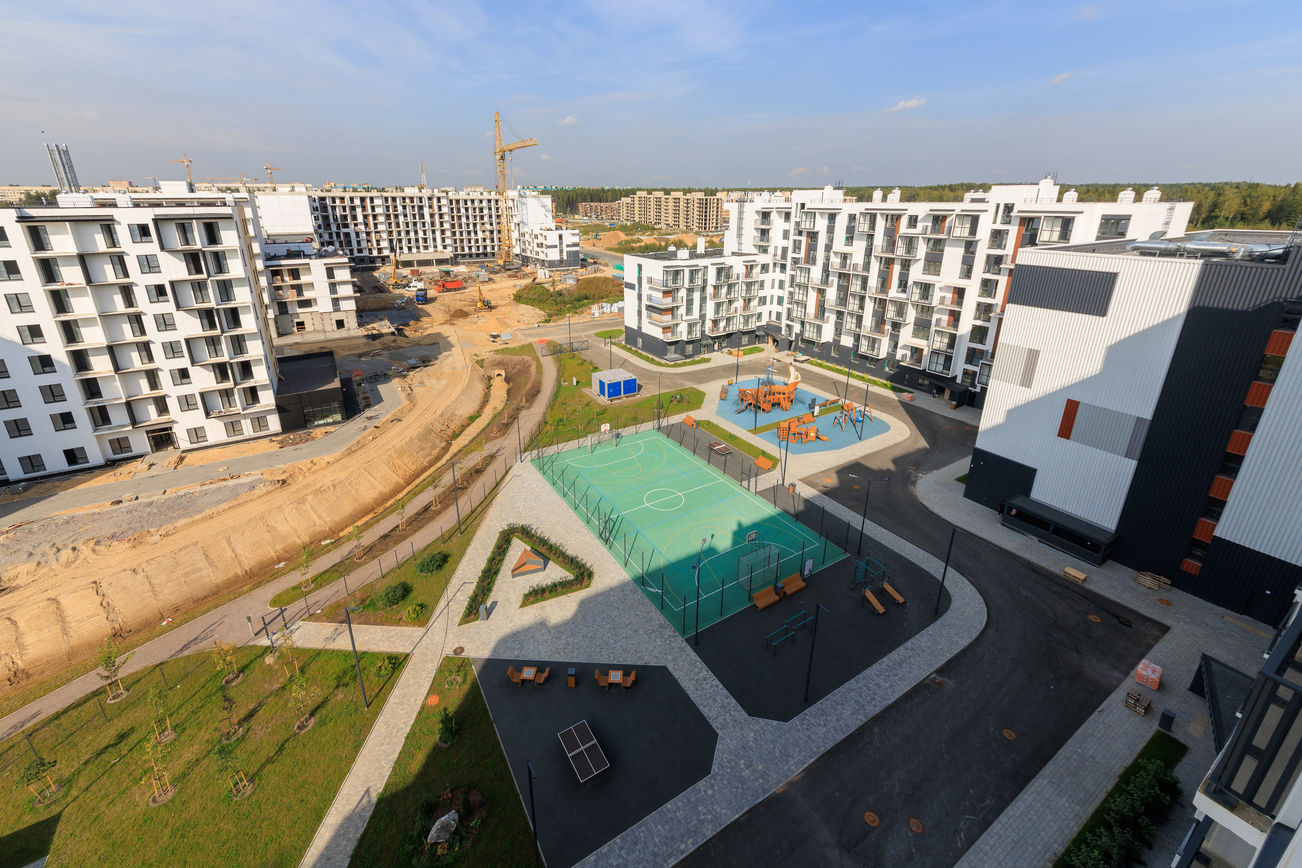 Архитектурная и репортажная фотосъёмка для застройщика