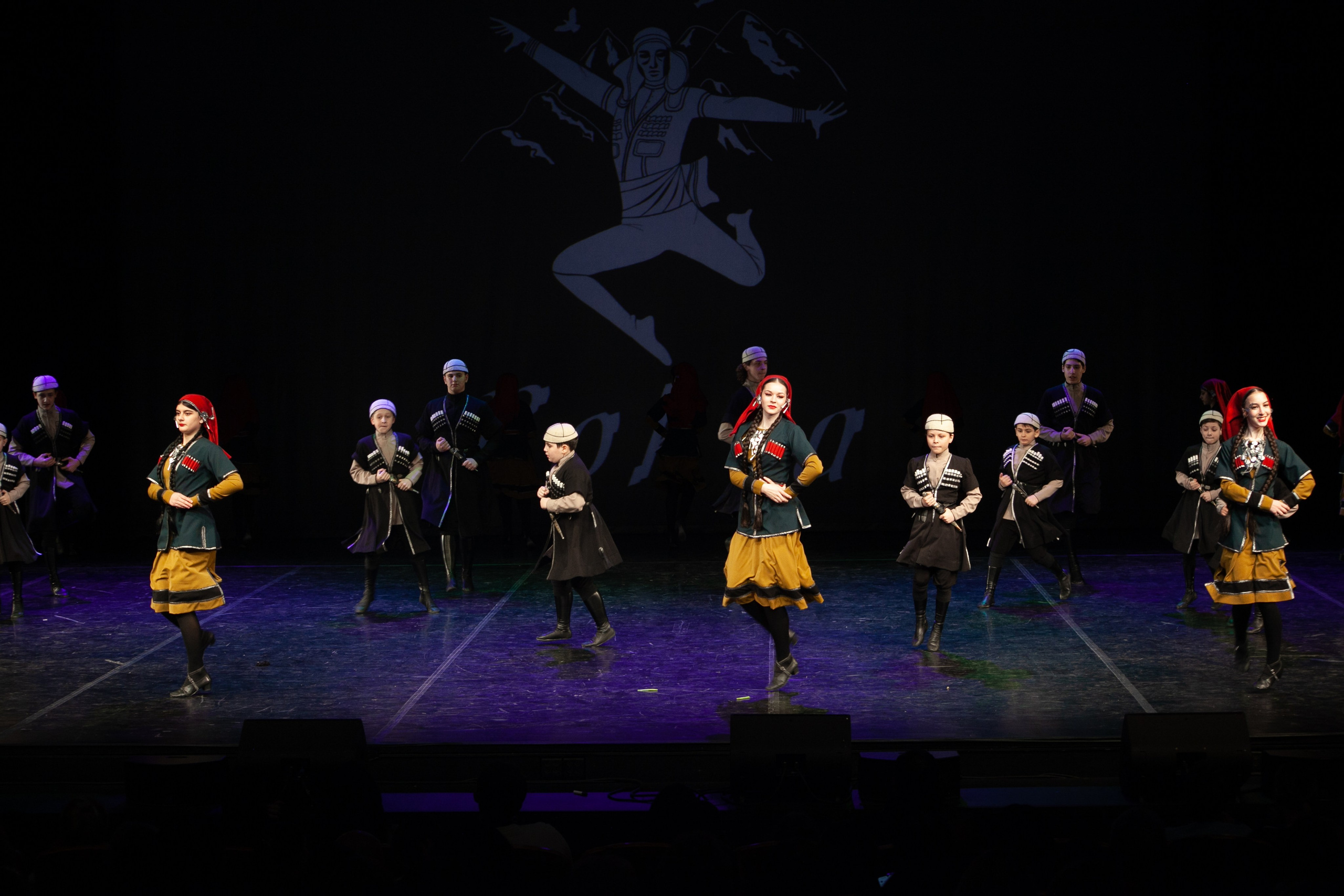 Концерт, грузинские танцы. Art photographer Nino