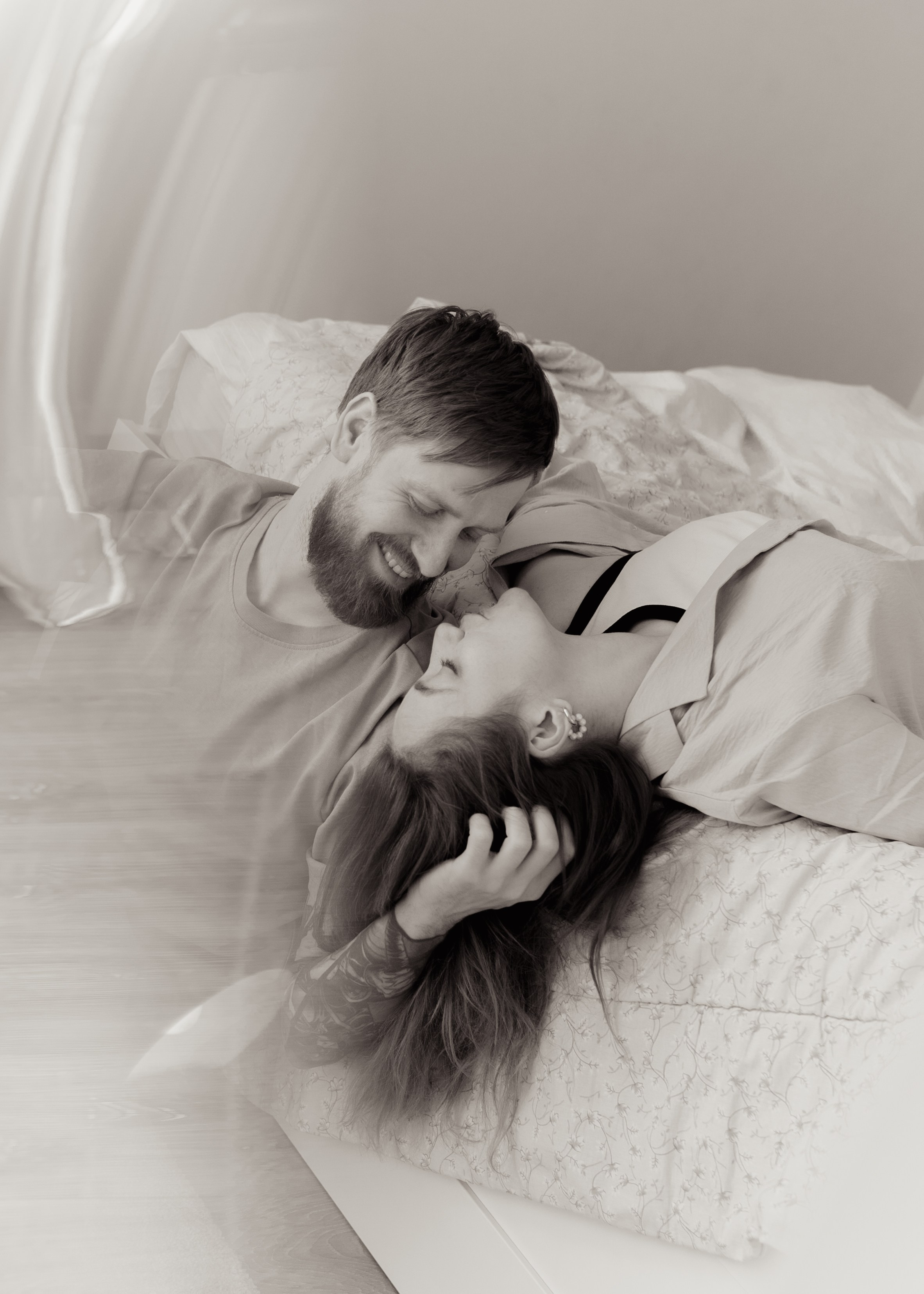 Катя и Андрей | домашняя. Фотограф в Новосибирске Диана Ильиных