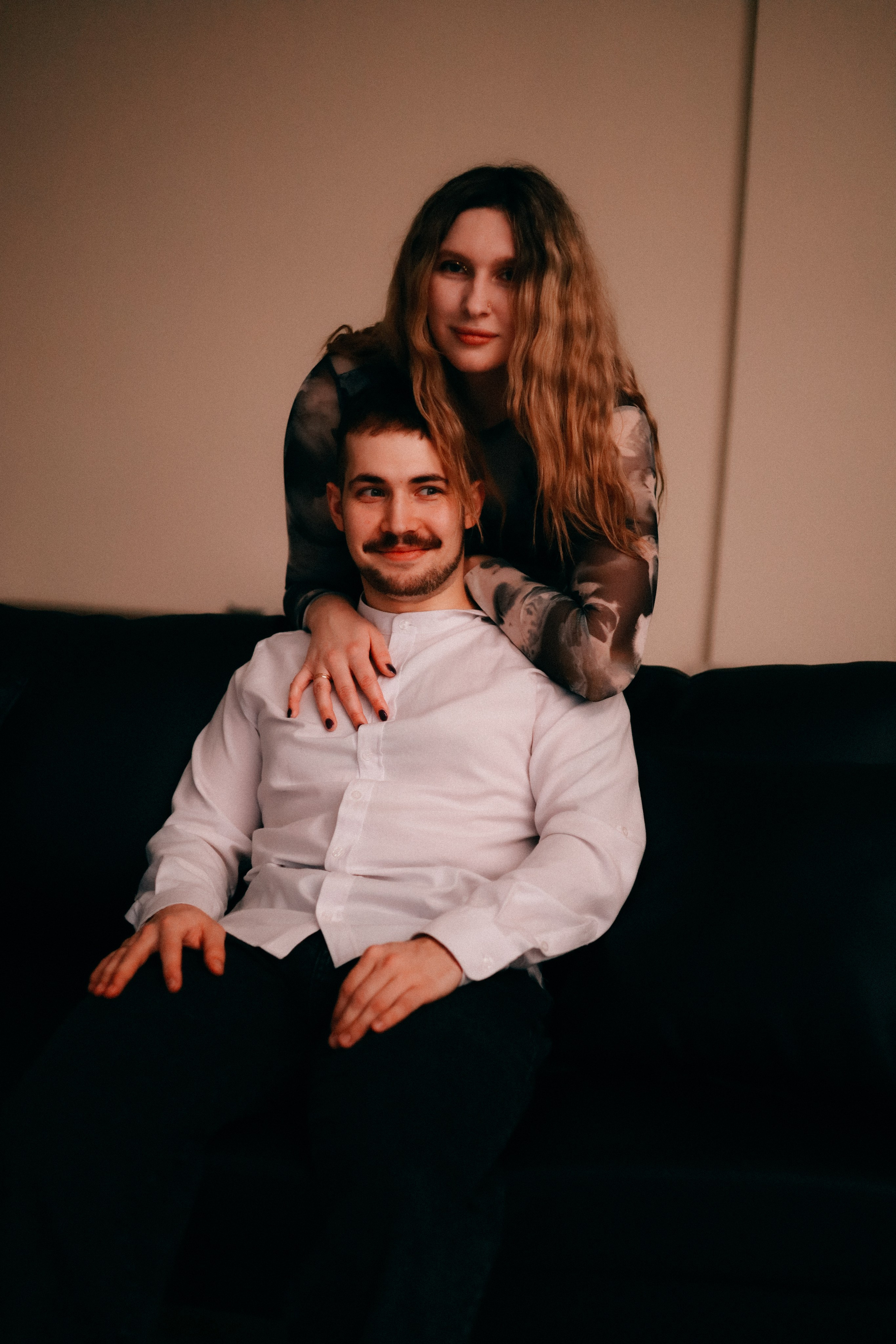 Оля, Антон и сыновья. Фотограф София Комкина