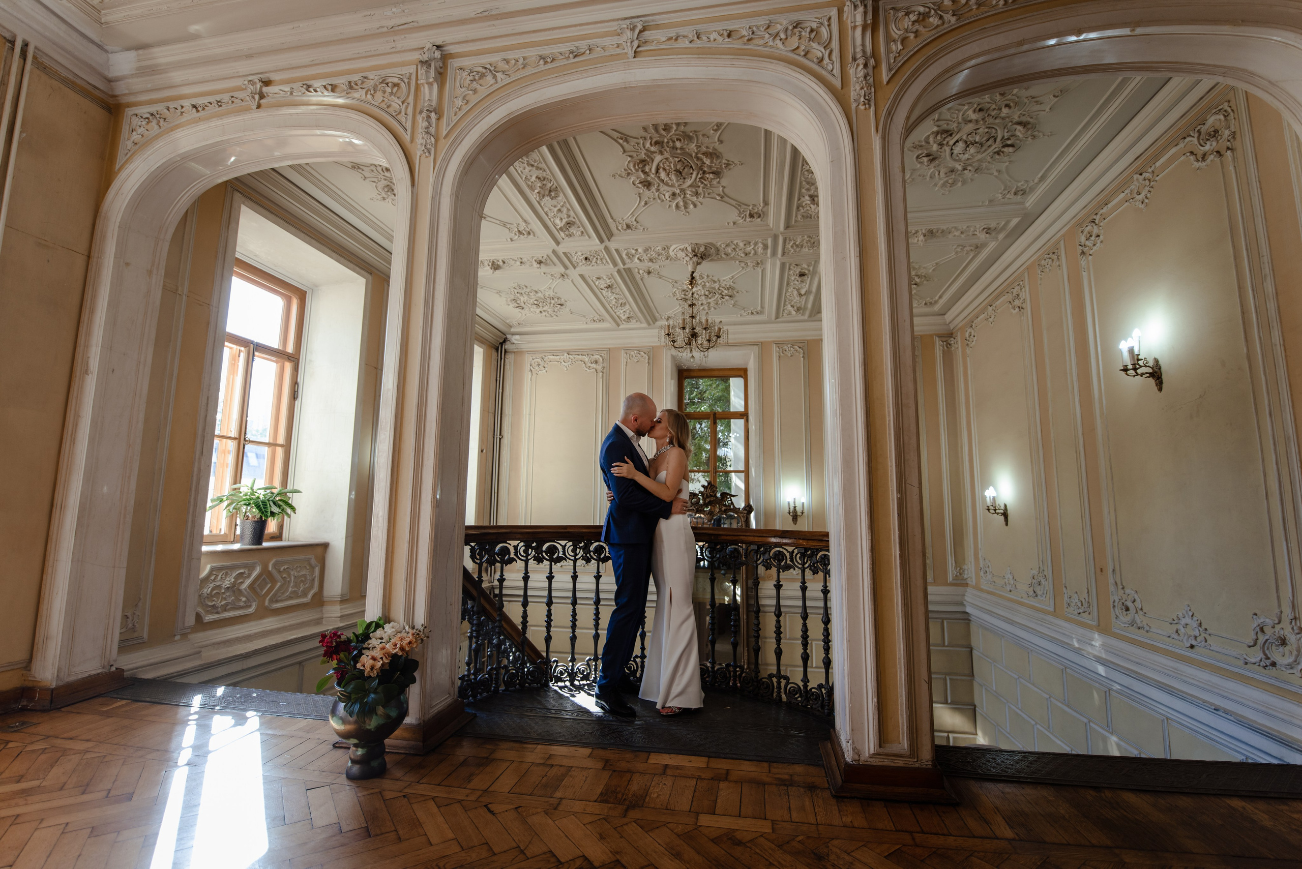 Свадьба в библиотеке Пушкина. Фотограф Диана Вальтер