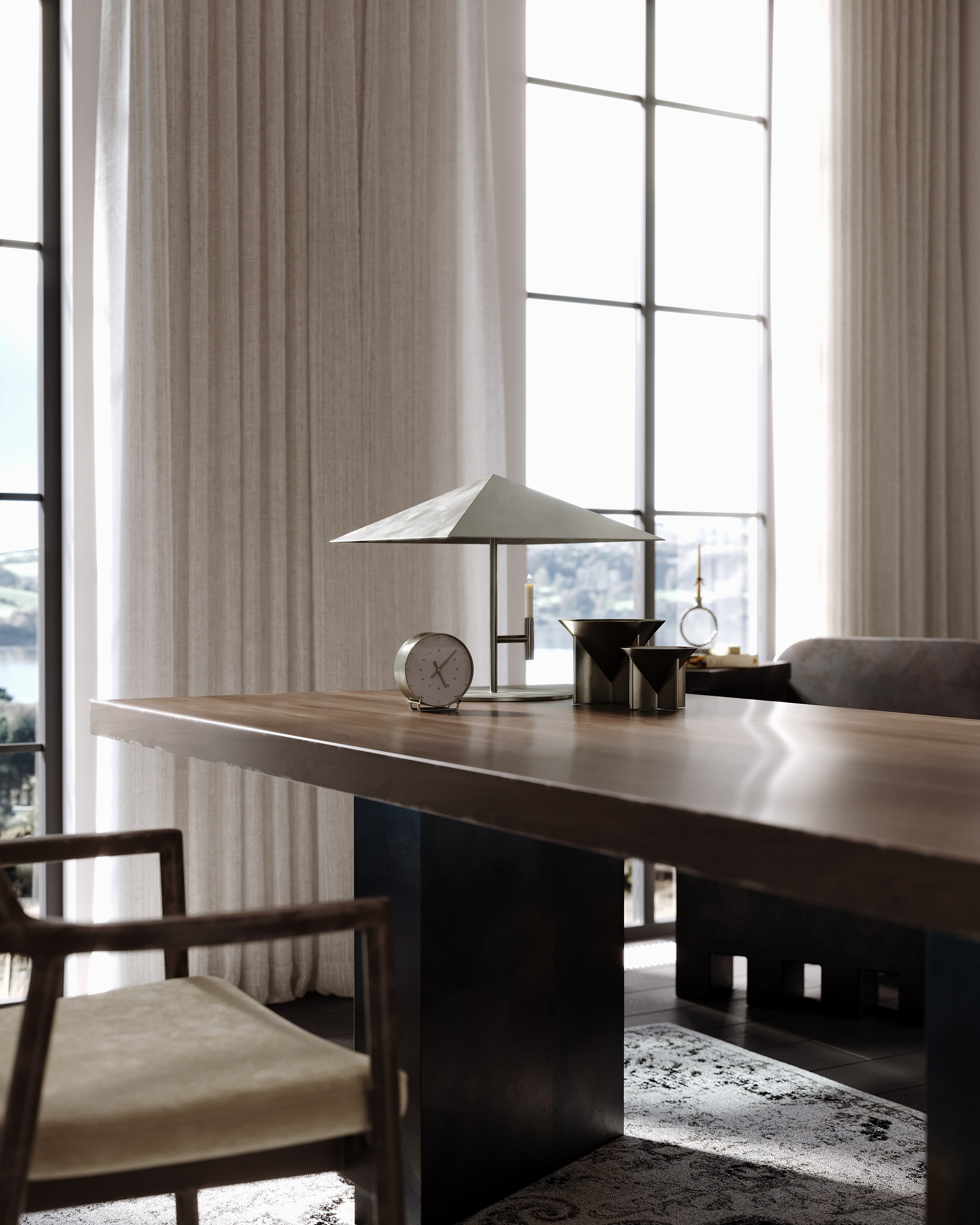 Кабинет design by kireevaaanna. Визуализации интерьера