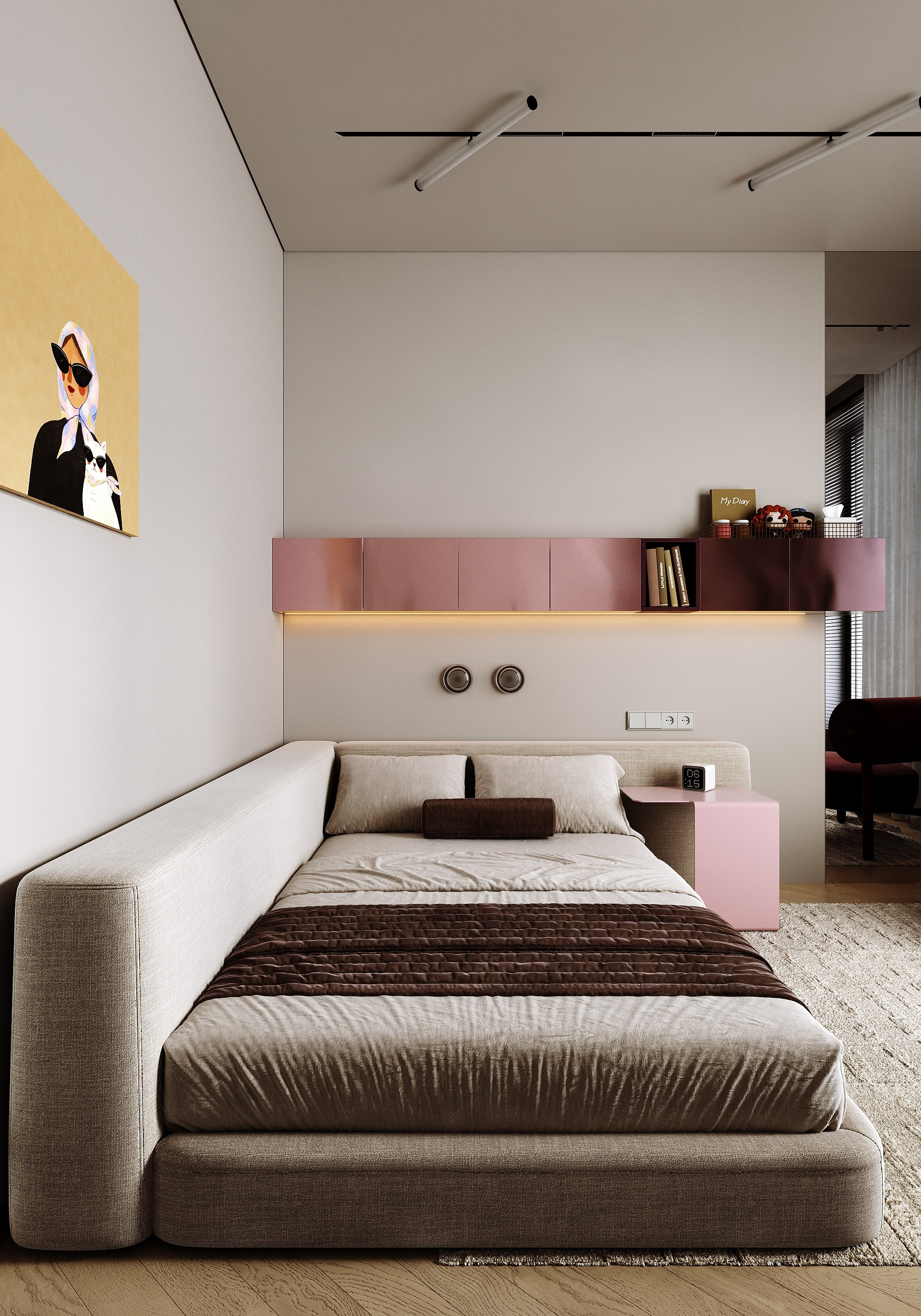 Частный дом 160 м². Визуализации интерьера