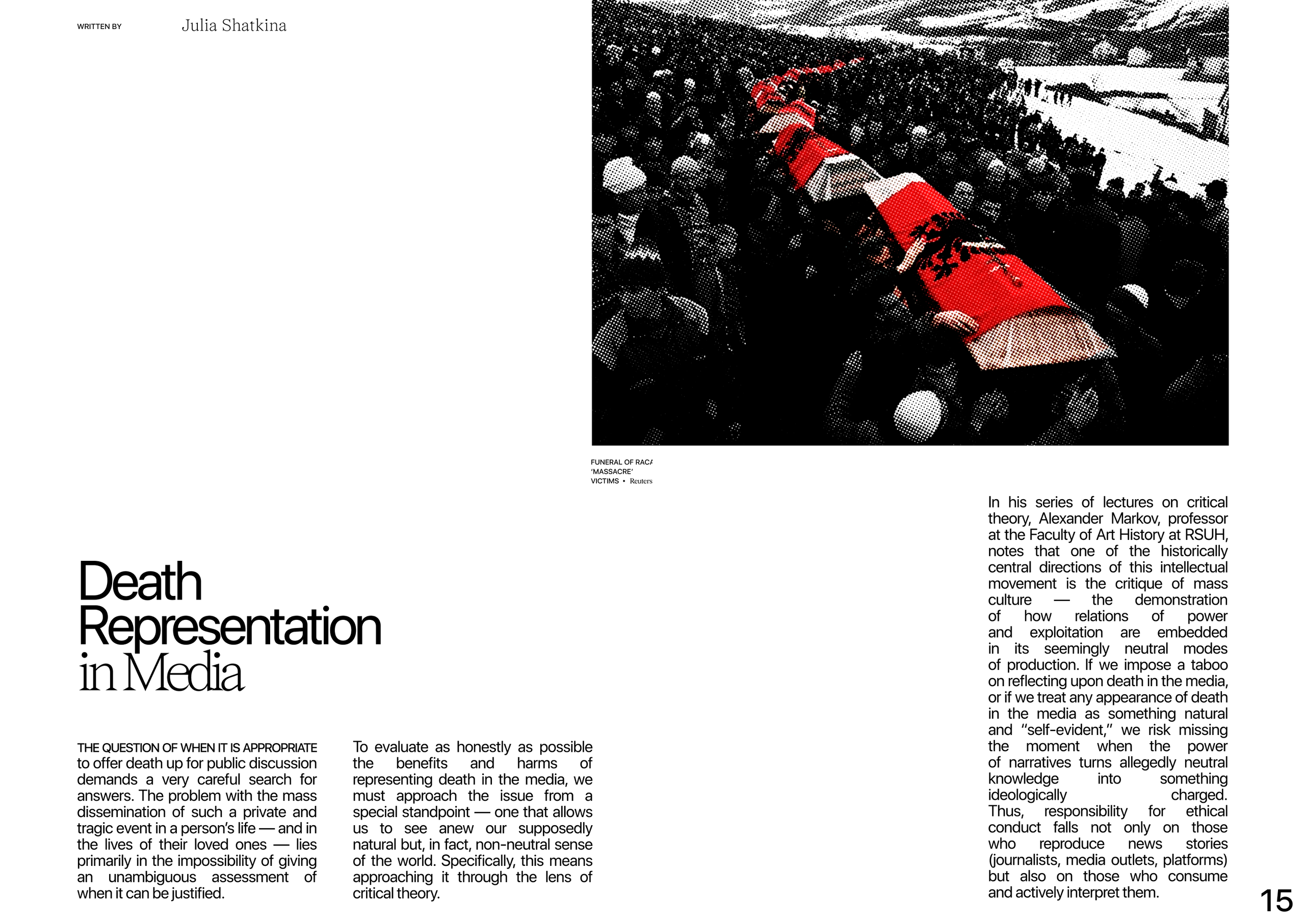 Living dead. Полина Щапова БМК235 Медиаком — НИУ ВШЭ