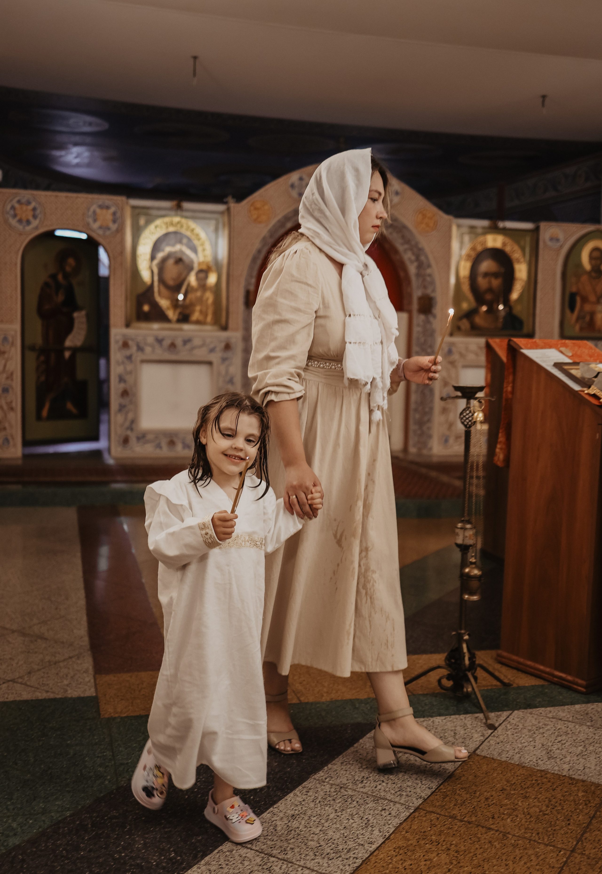 Крещение. Фотограф и видеограф в Москве Полина Абраменкова