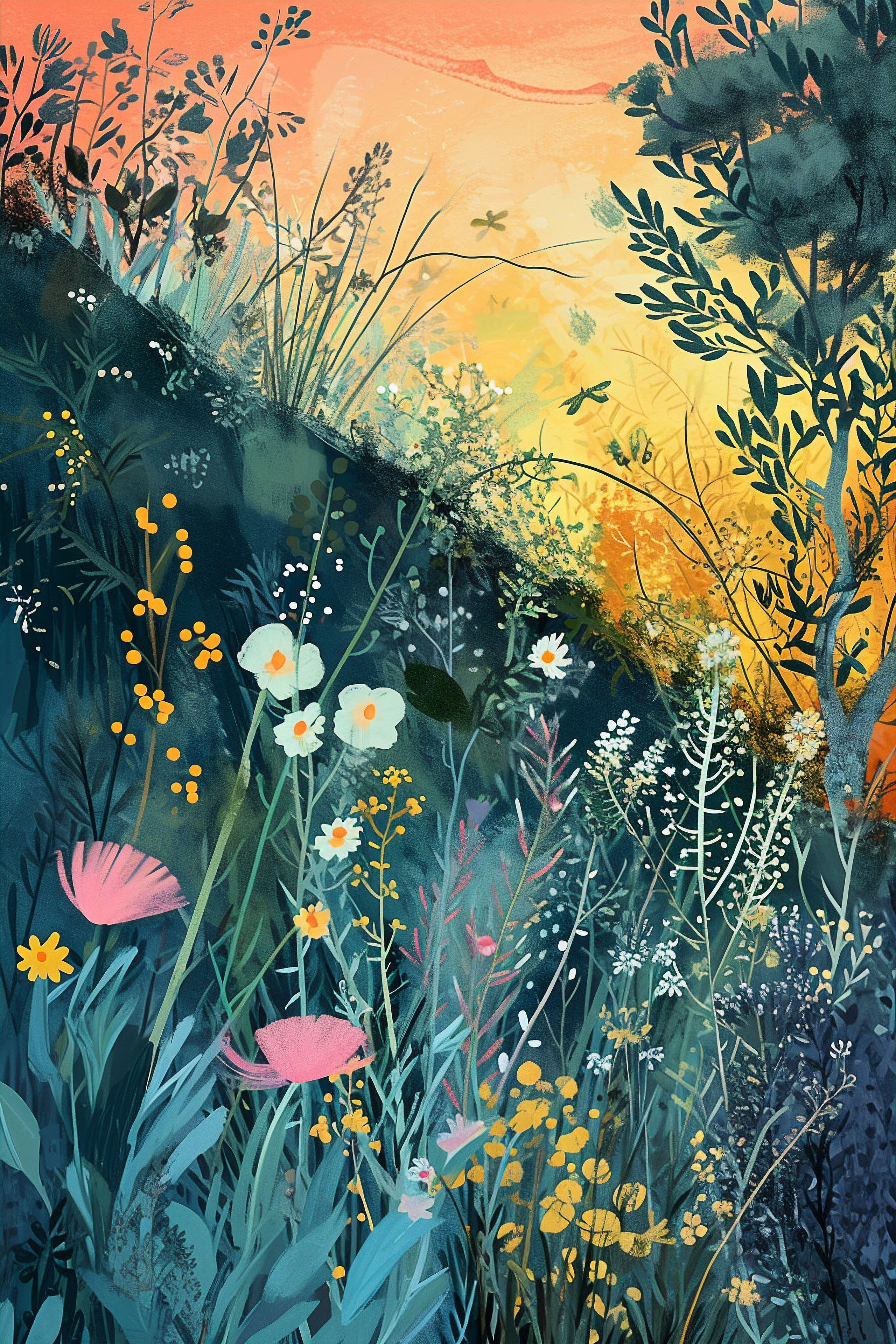 Закат в цветущем саду. Юлия Космо — фуд-фотограф, предметный стилист, Москва