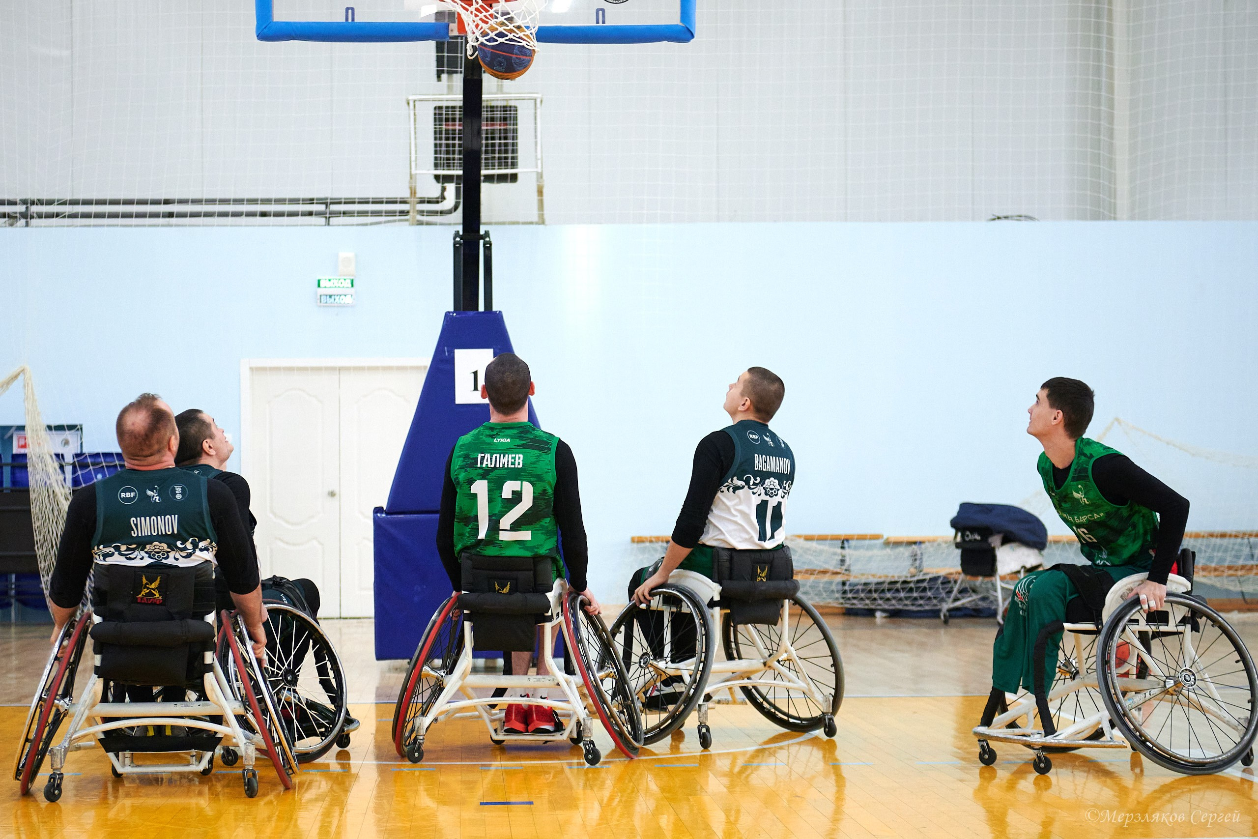 X традиционный Рождественский турнир по баскетболу на колясках. Ижевск. Спортивный репортажный фотограф в Ижевске Сергей Мерзляков