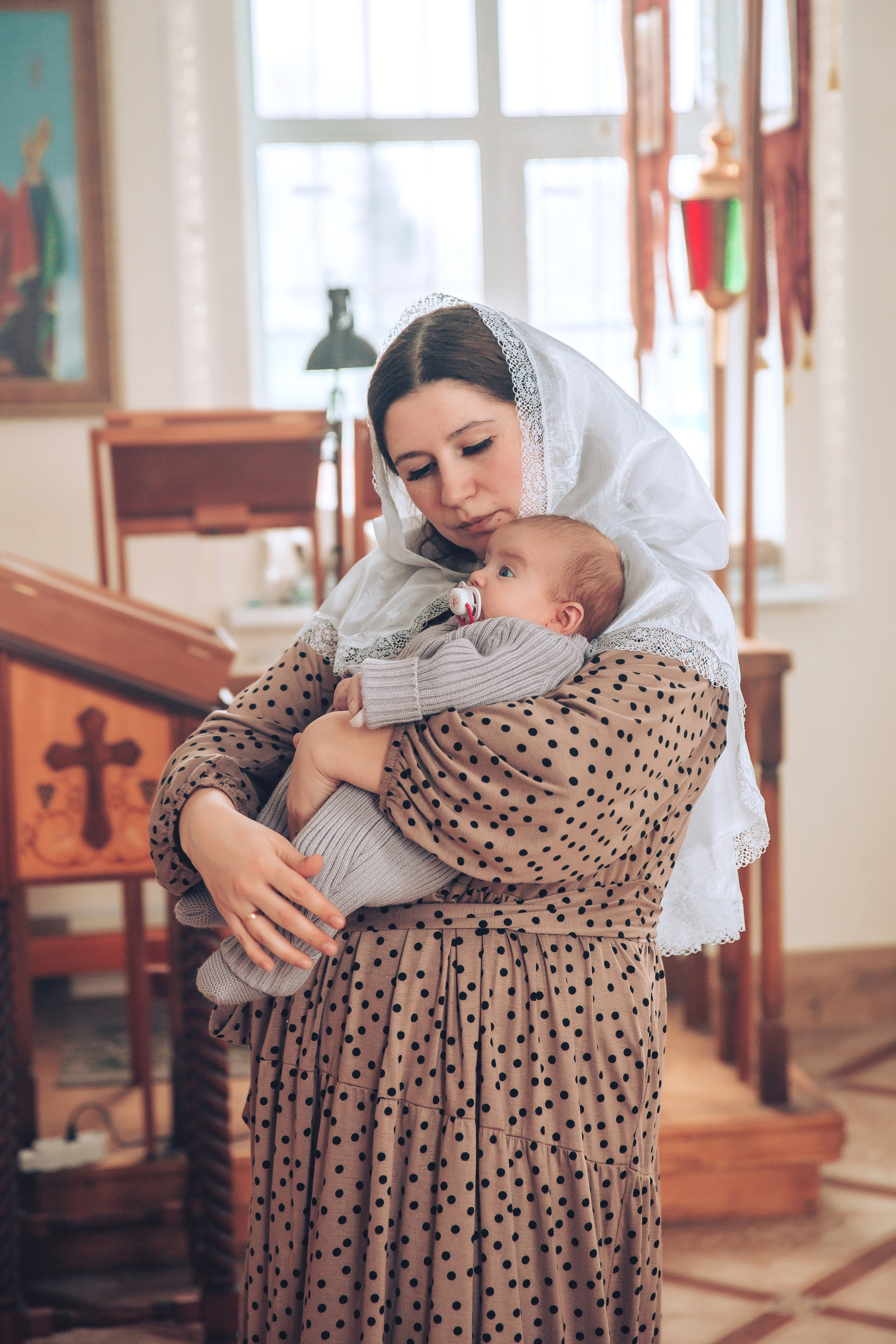 Крещение Анастасии. Школьный и детский фотограф Старожилово