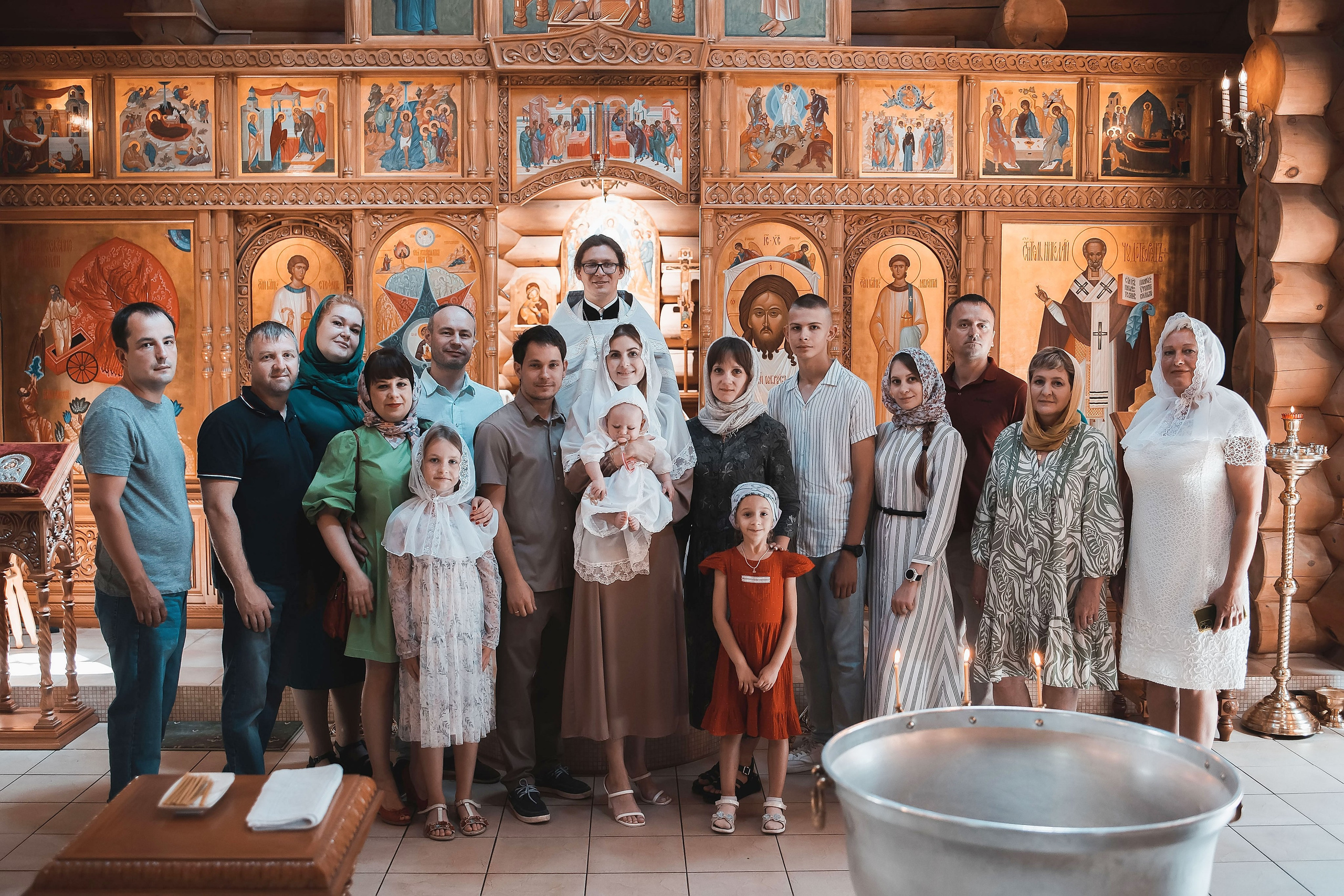 Крещение Ксении. Семейный, индивидуальный фотограф в Москве Ангели Марина