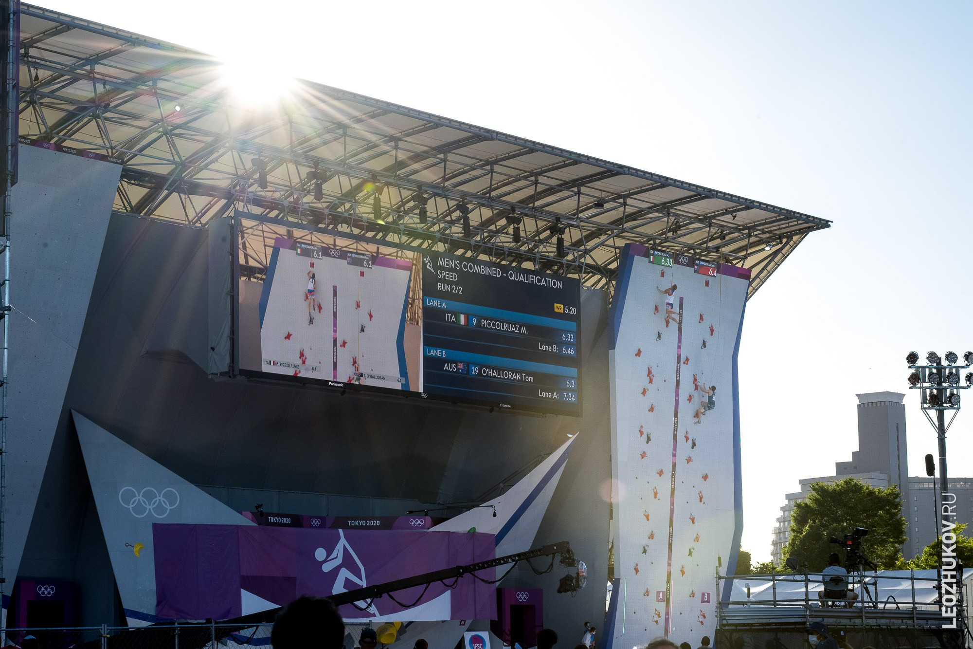 Tokyo-2020 Olympic games. Sports photographer Leonid Zhukov