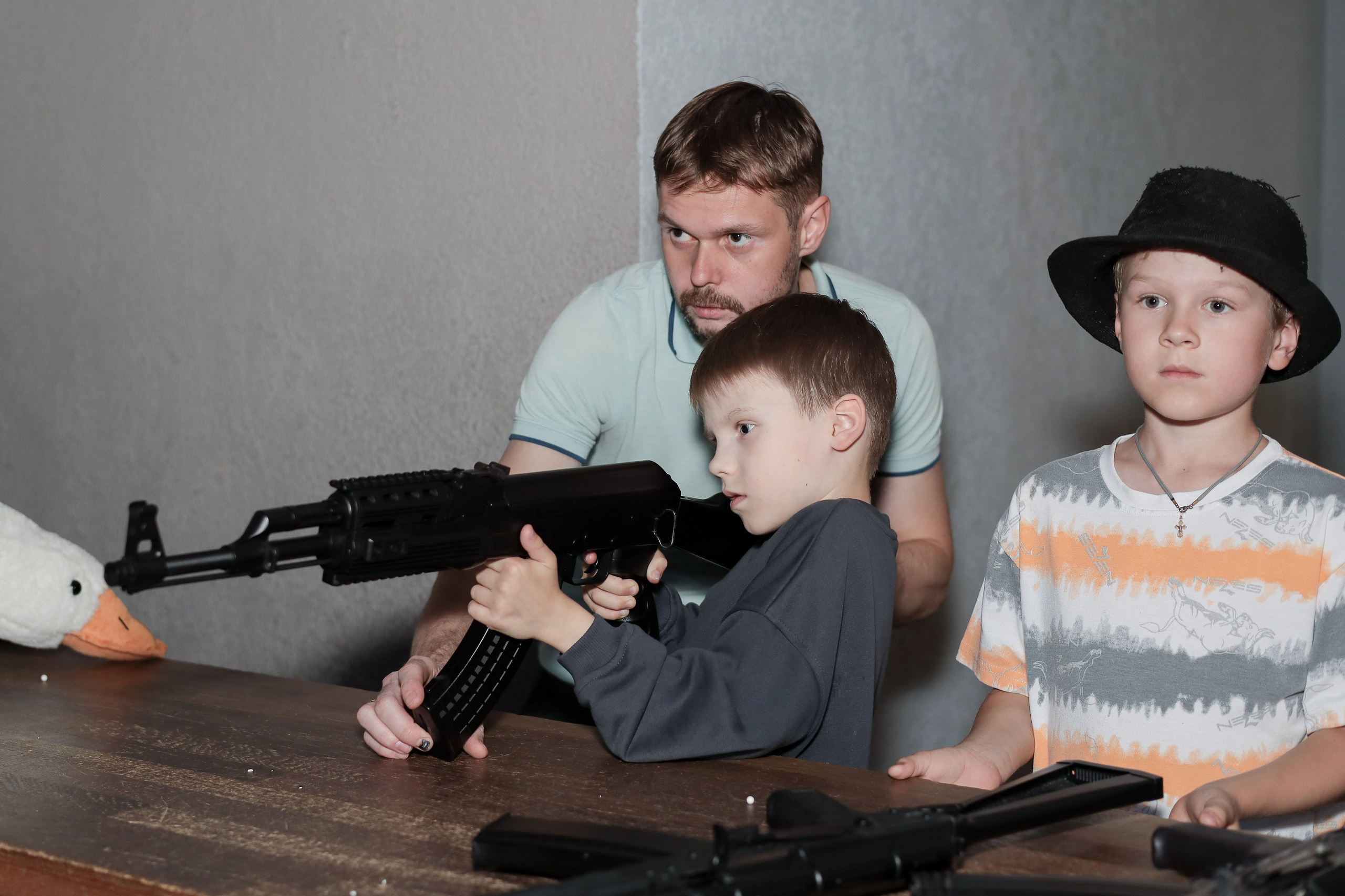 День рождение в стрелковом клубе. Фотограф Надршина Лилия