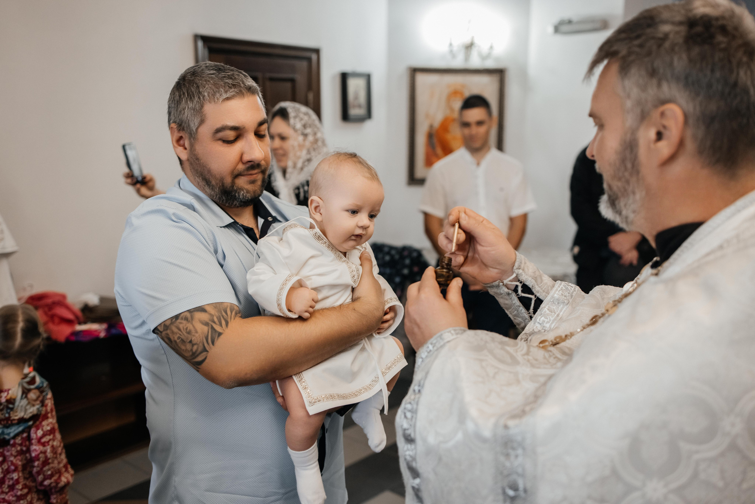 Крещение Ромы. Свадебный и семейный фотограф Яна Стражева. Волгоград, Москва