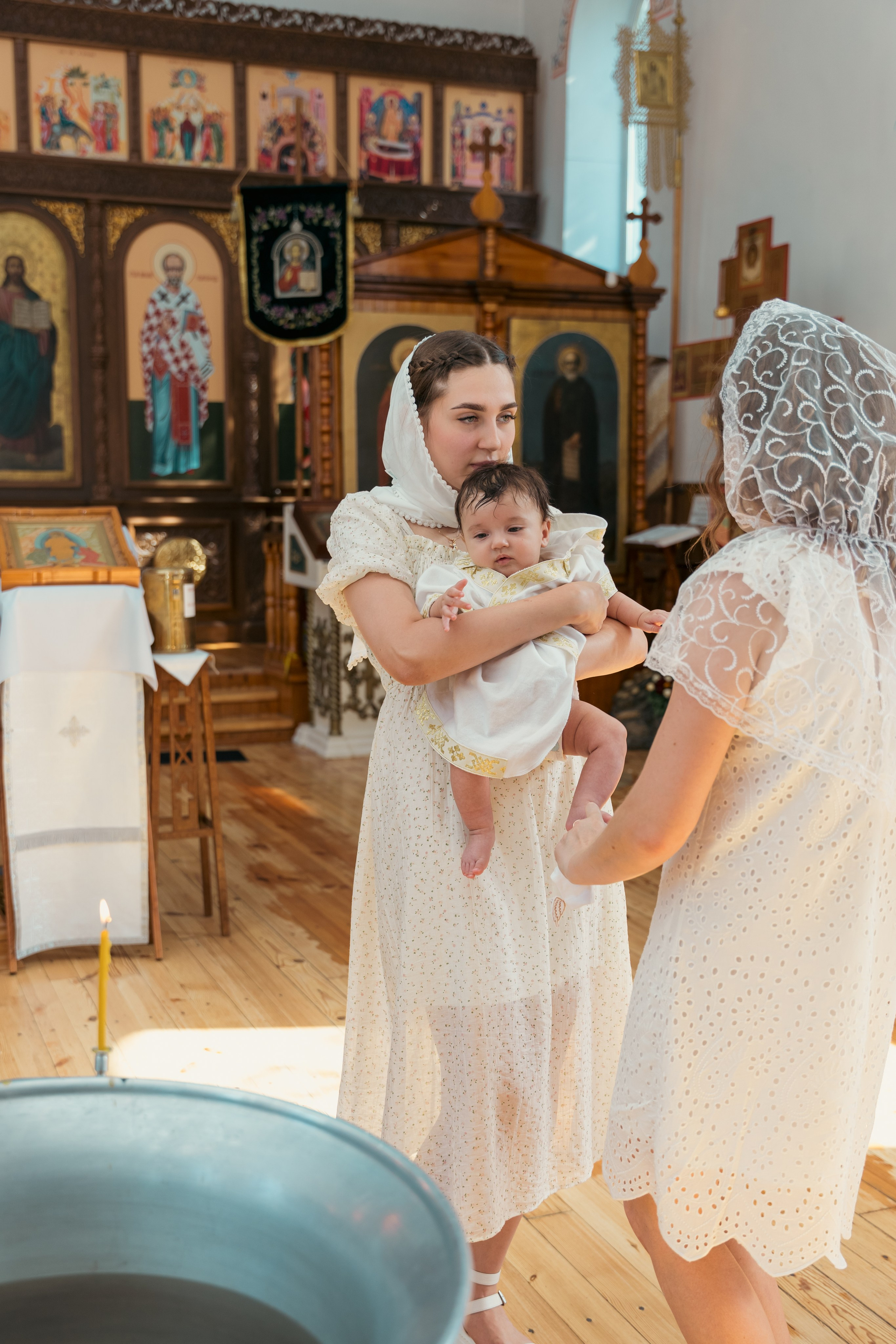 Крещение малыша Владимира: начало духовного пути. Фотограф |Ленинск, Волжский, Волгоград| Наталья Савилова