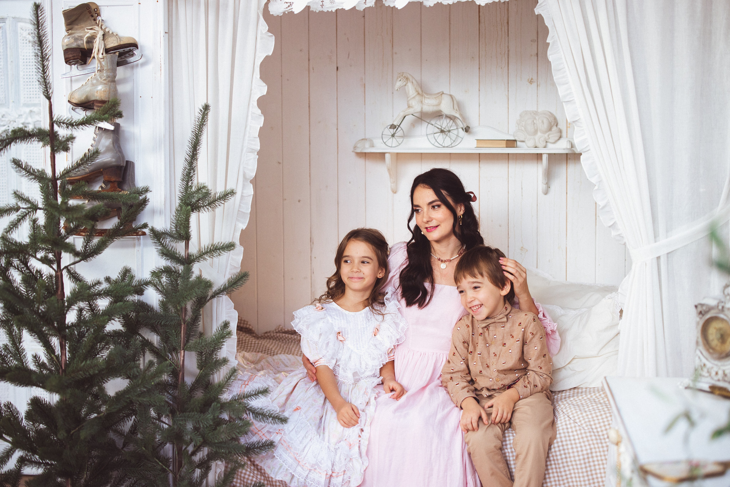 Новый год в стиле «ВИНТАЖ» 2023-2024. Семейный и детский фотограф в Краснодаре Анна Трашкова