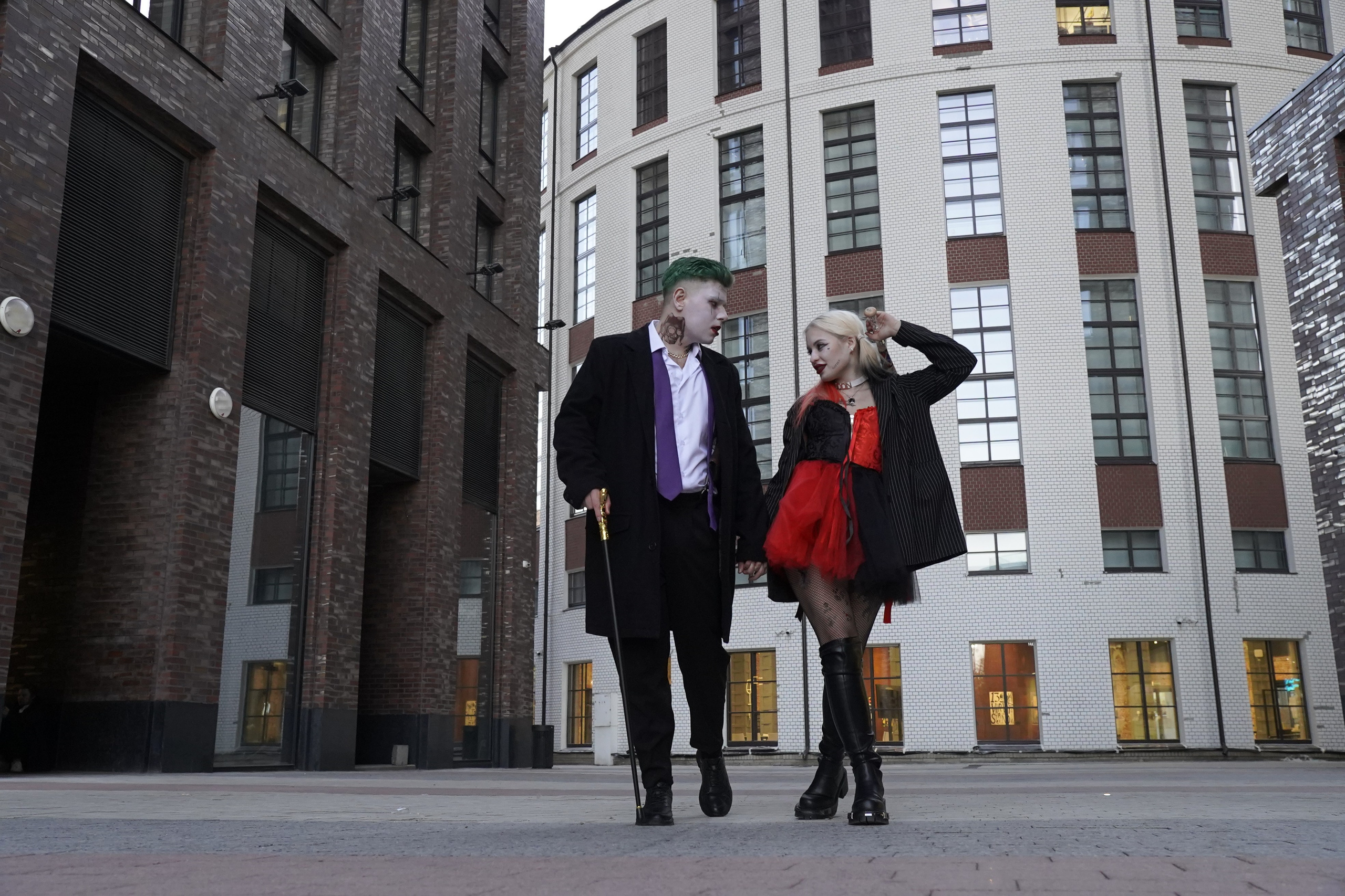 Харли и Джокер. Фотограф и видеограф Елена Суетенкова, Создание ярких воспоминаний о важных событиях. Москва, Россия, Мир