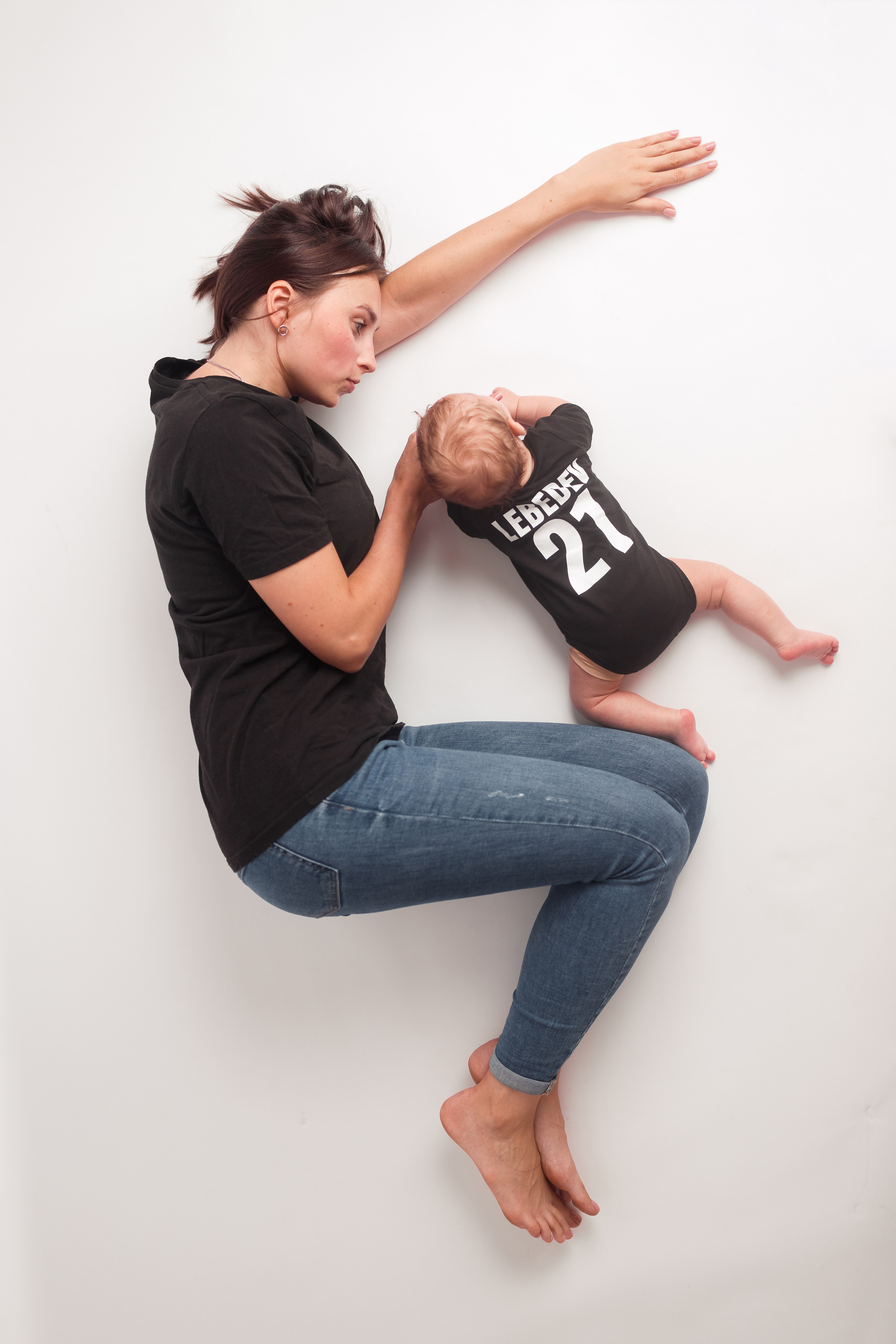 Съемка малышей 2 месяца у вас дома. Детский, семейный и фотограф новорождённых в Ярославле Анна Салова