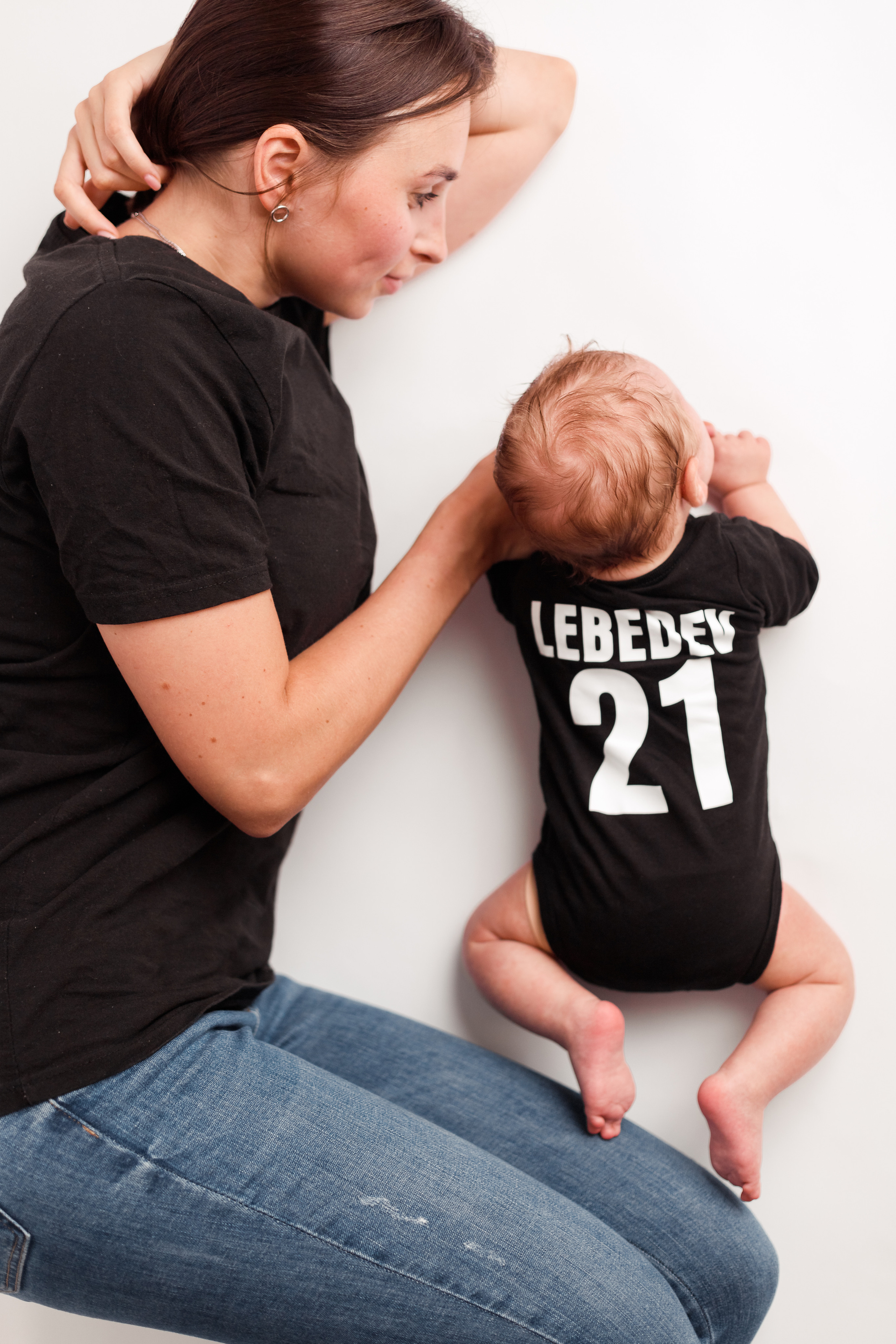 Съемка малышей 2 месяца у вас дома. Детский, семейный и фотограф новорождённых в Ярославле Анна Салова