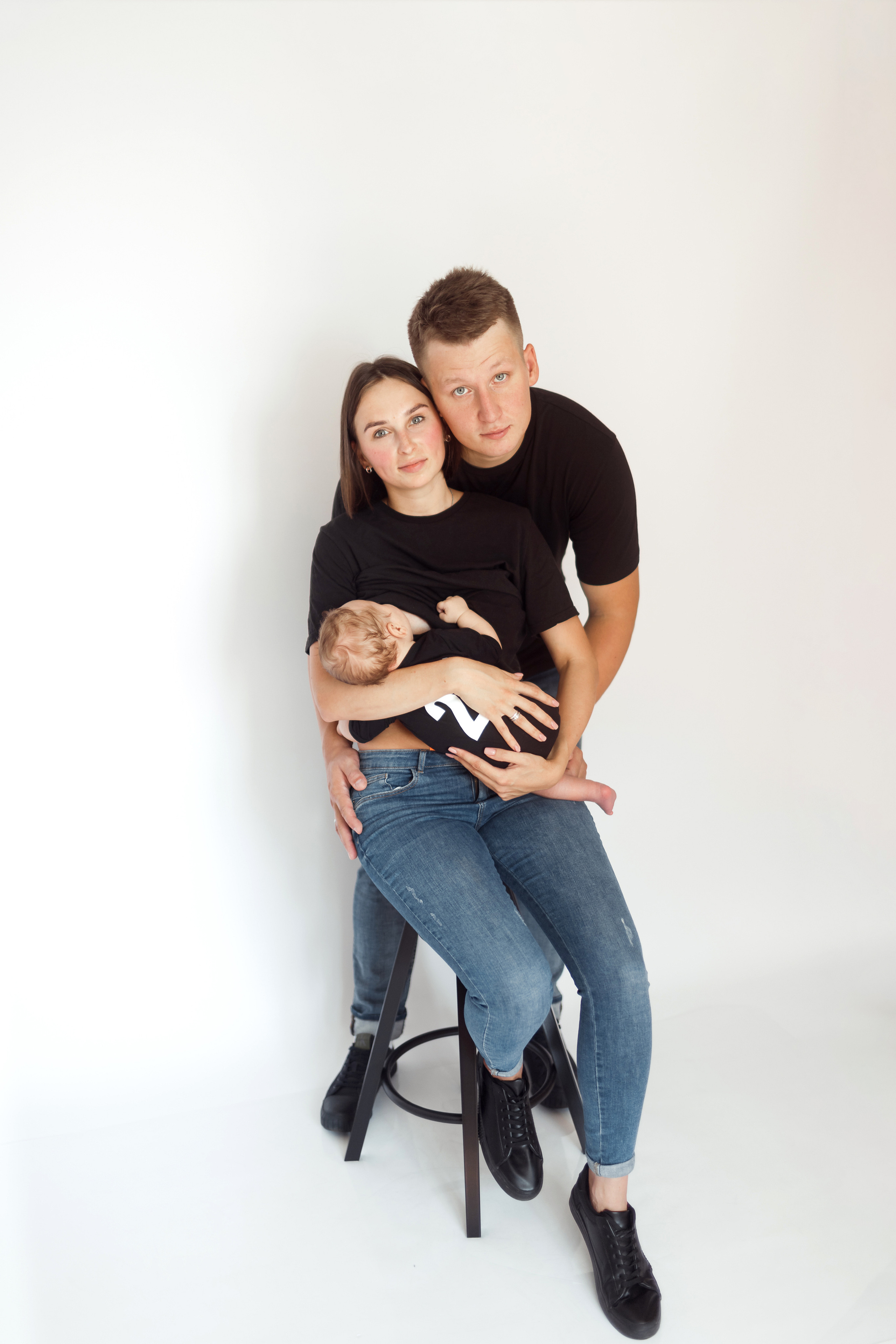 Съемка малышей 2 месяца у вас дома. Детский, семейный и фотограф новорождённых в Ярославле Анна Салова