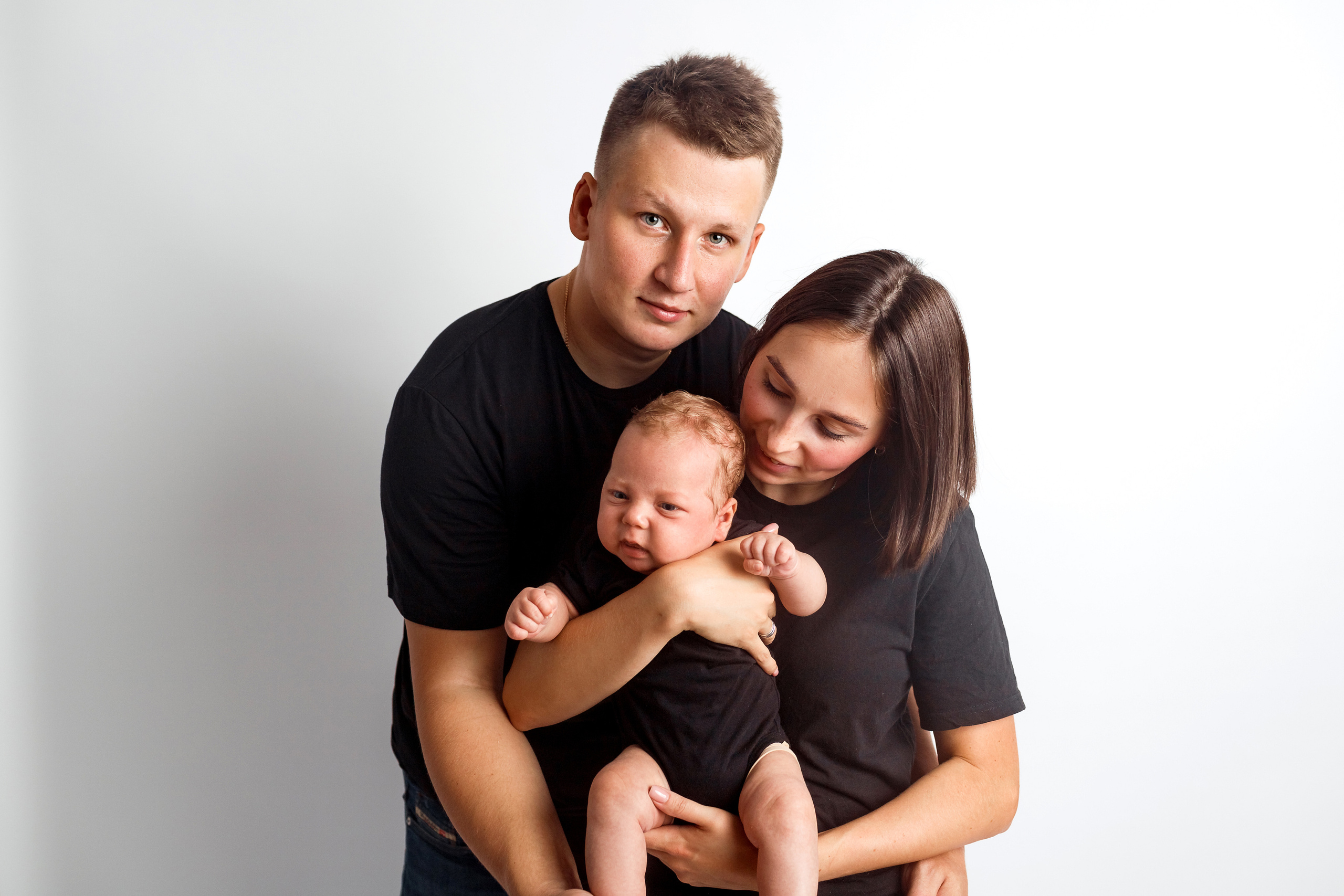 Съемка малышей 2 месяца у вас дома. Детский, семейный и фотограф новорождённых в Ярославле Анна Салова