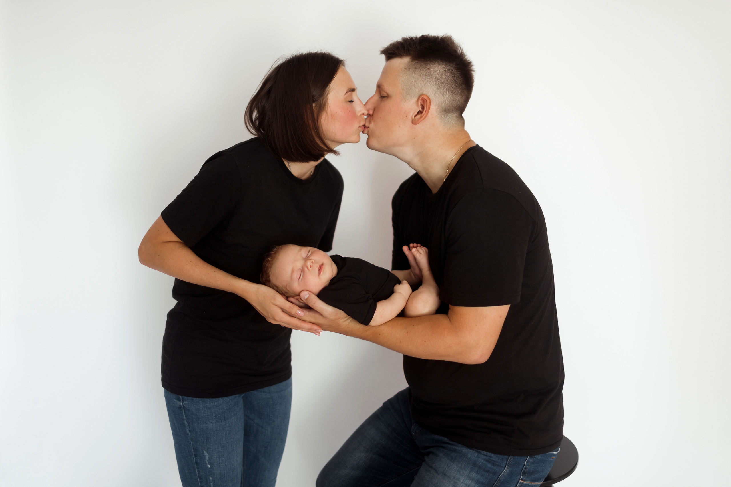 Съемка малышей 2 месяца у вас дома. Детский, семейный и фотограф новорождённых в Ярославле Анна Салова