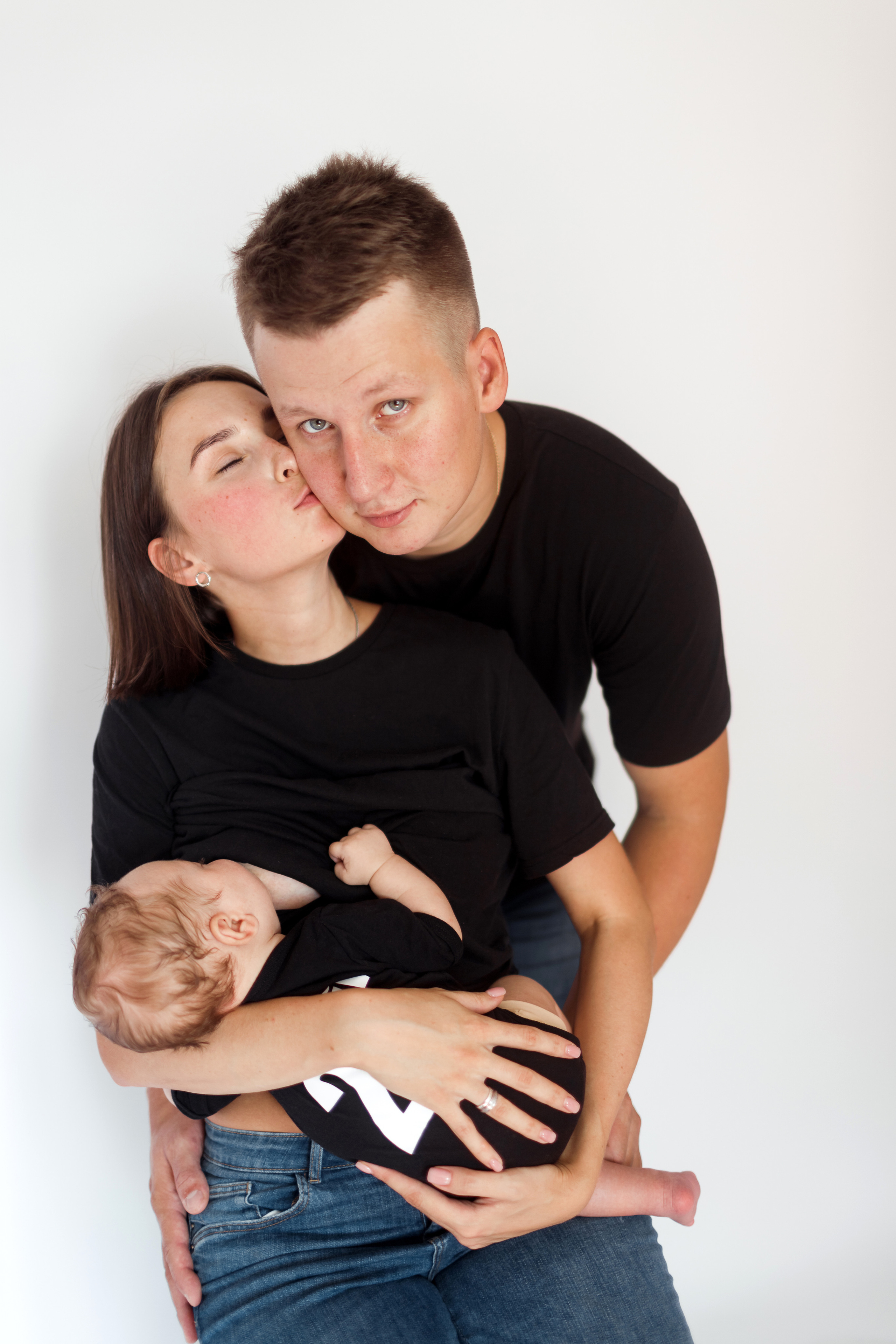 Съемка малышей 2 месяца у вас дома. Детский, семейный и фотограф новорождённых в Ярославле Анна Салова