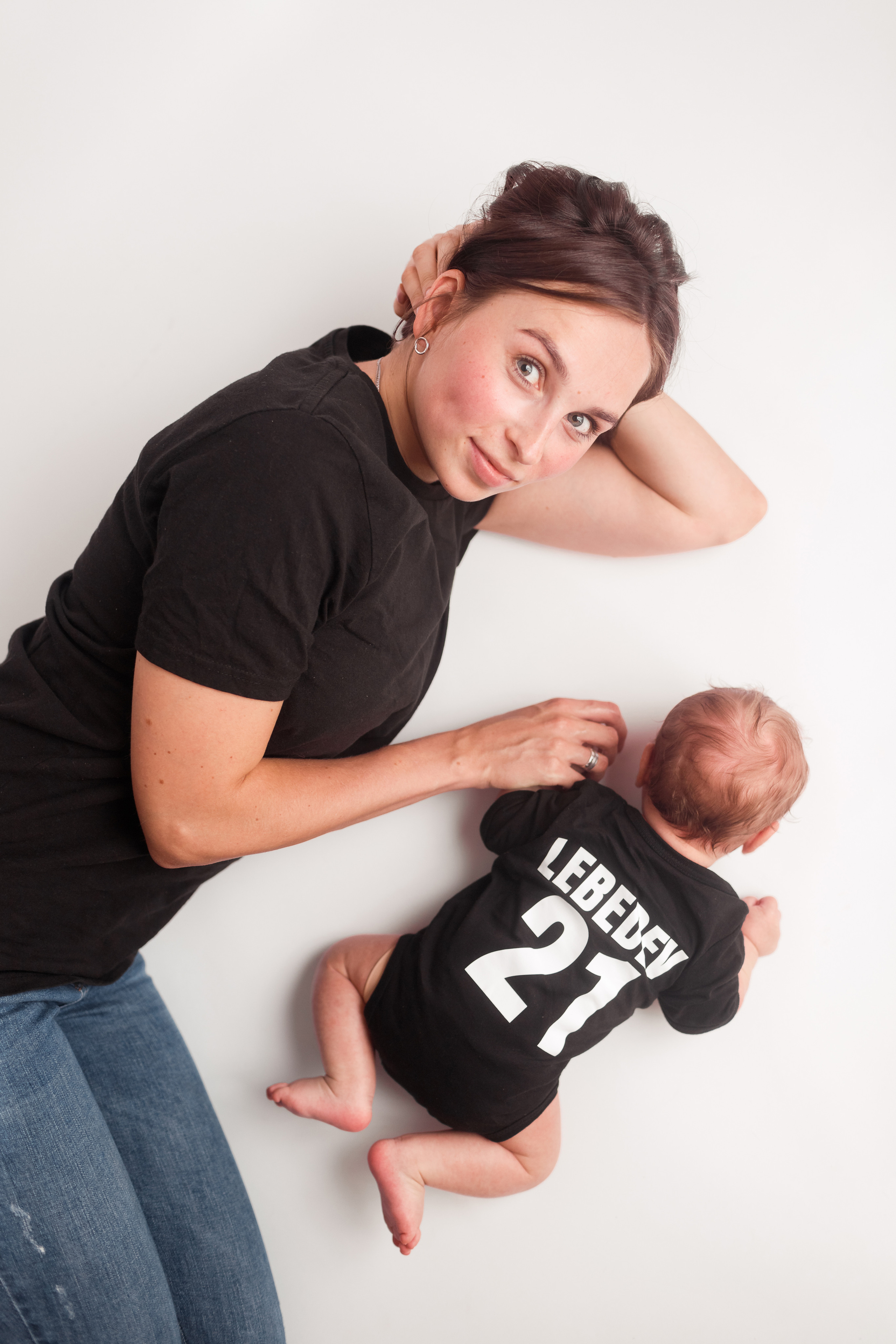 Съемка малышей 2 месяца у вас дома. Детский, семейный и фотограф новорождённых в Ярославле Анна Салова