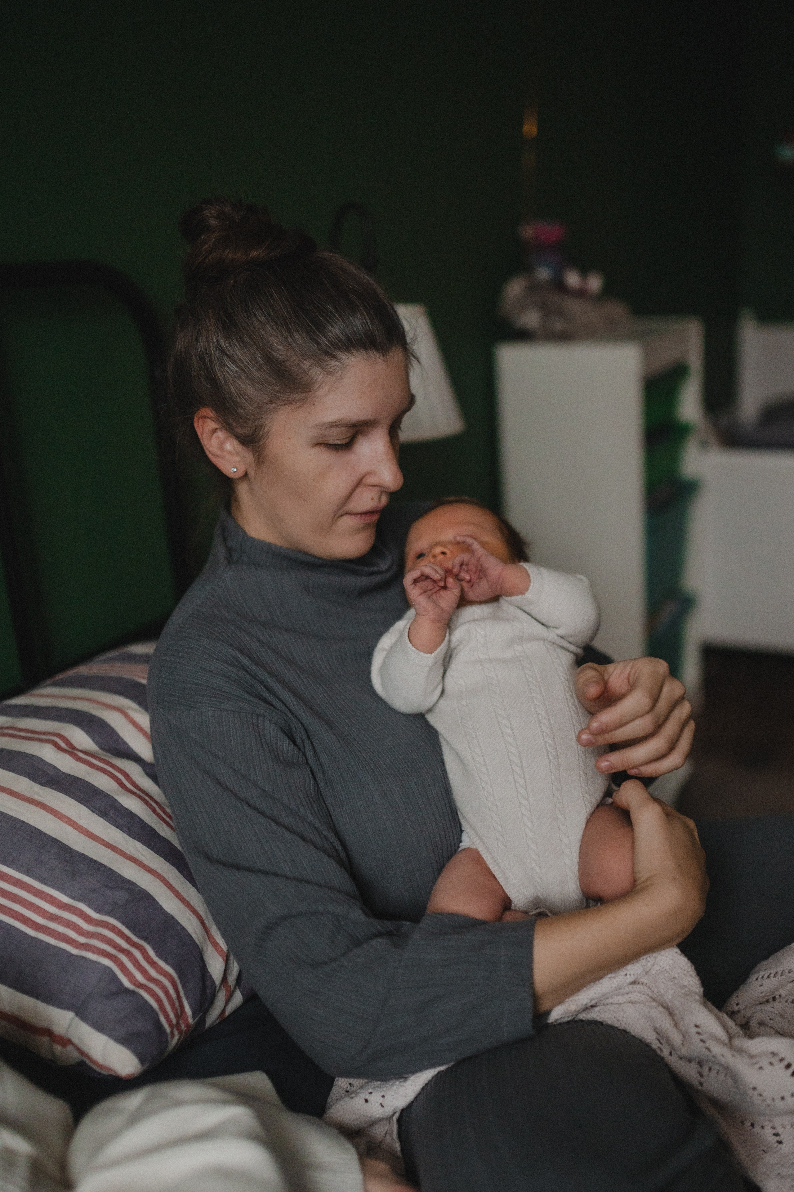 Дима, Нелли, Марк, Нина и Кира дома. Семейный и свадебный lifestyle-фотограф в Москве Мария Петрова