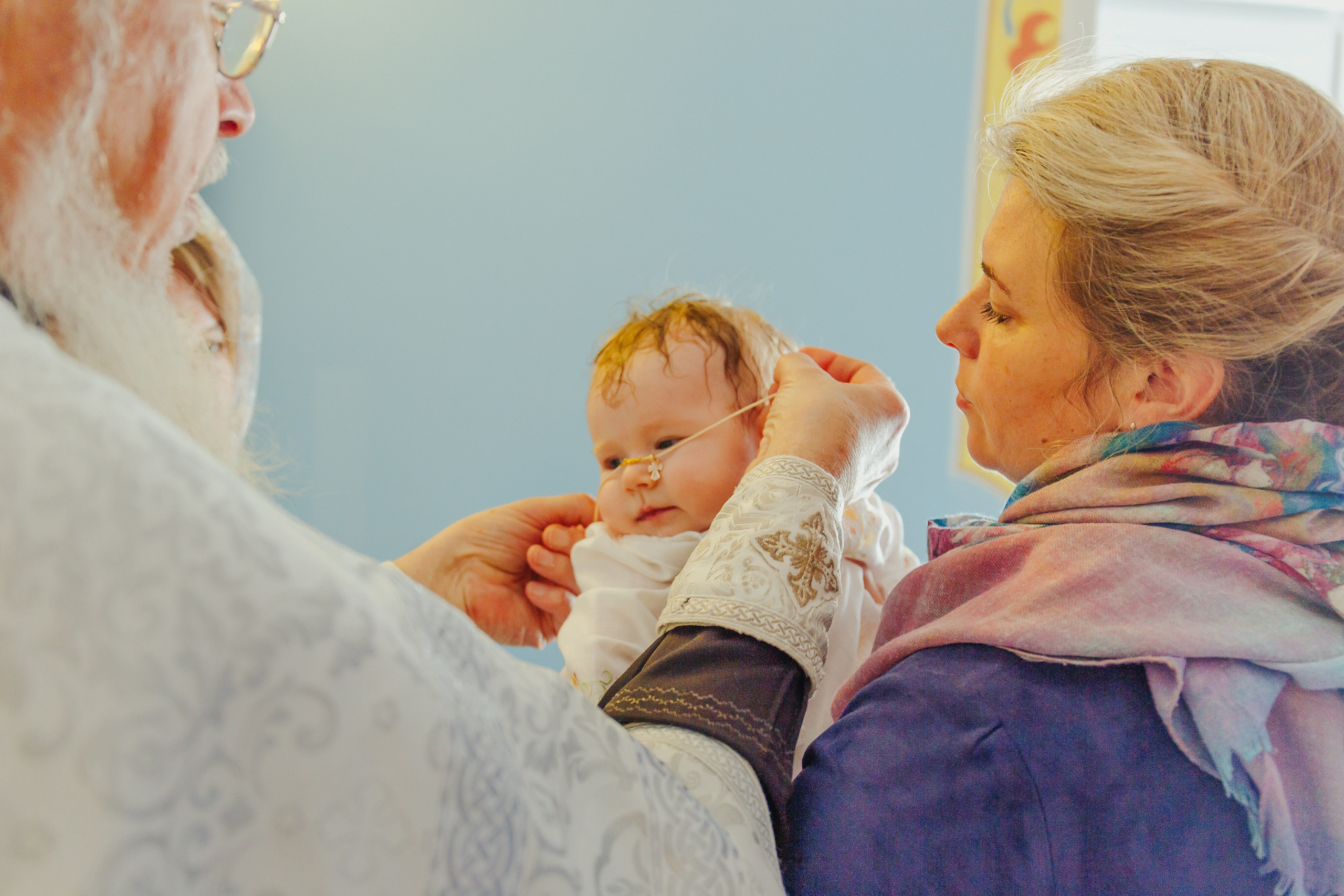 Фотосессия крещения малыша. Фотограф новорожденных и детский в Сергиевом Посаде Кругликова Юлия