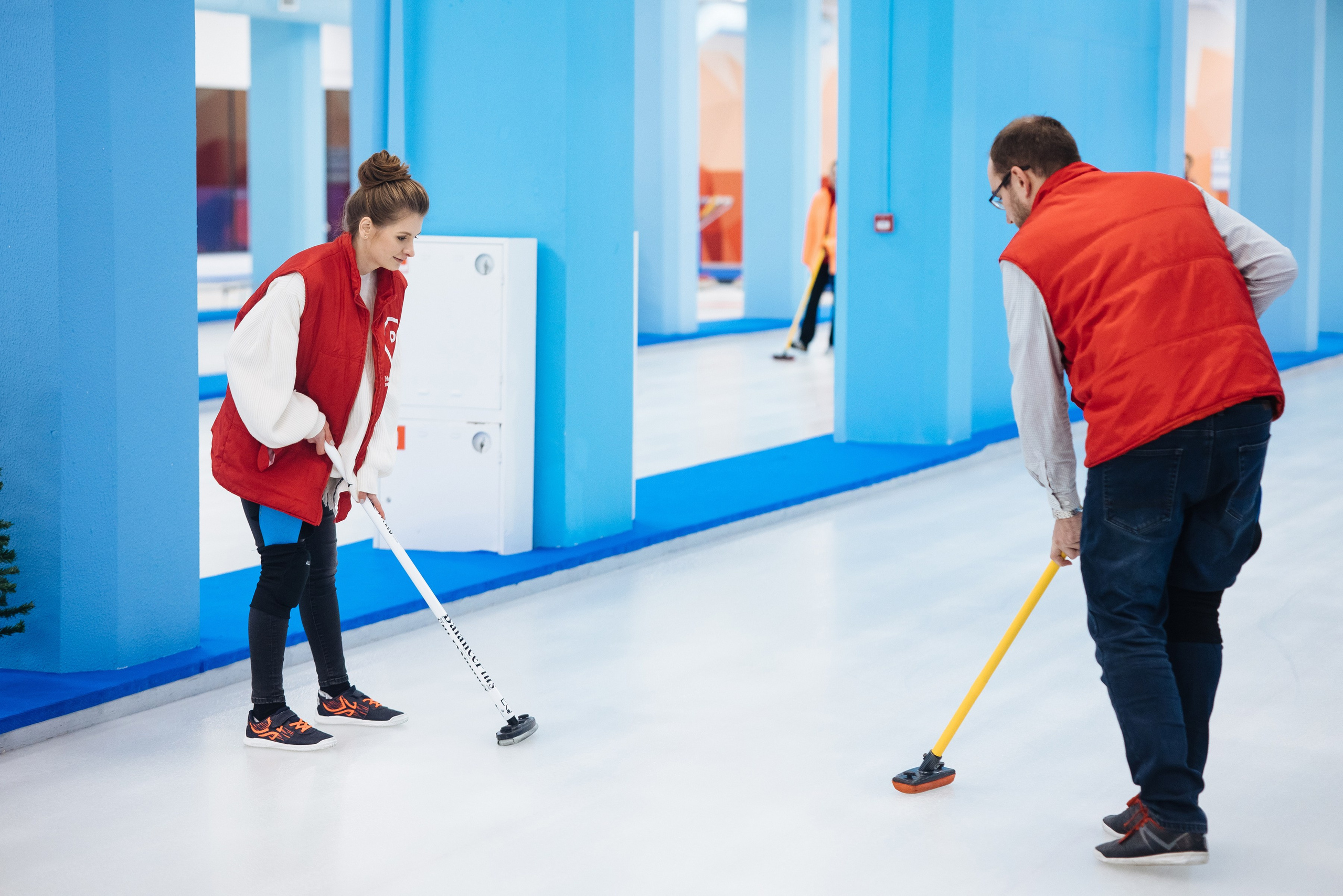 Корпоратив в кёрлинге. Свадебный и семейный фотограф Екатерина Иванова