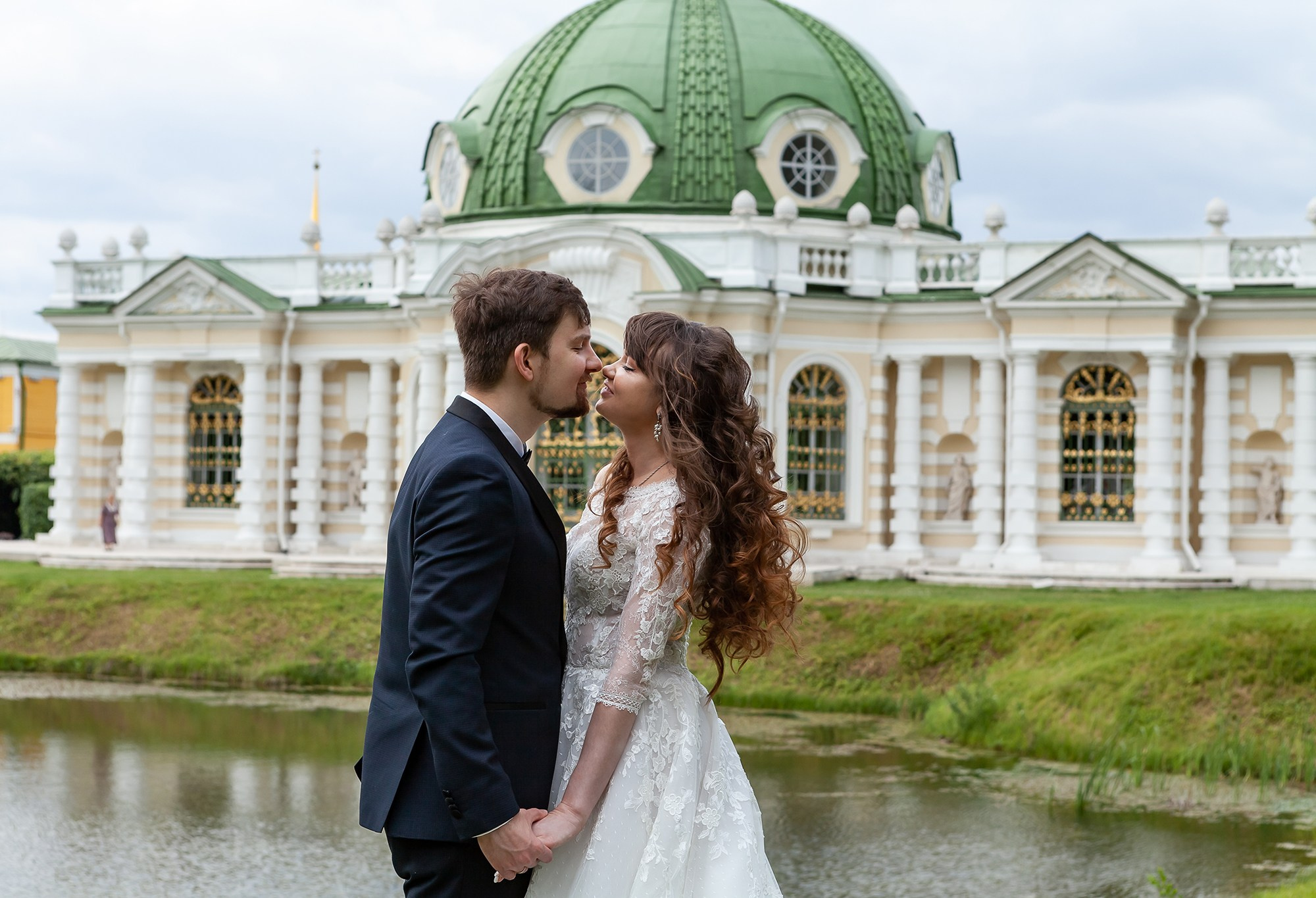 Свадебная съемка в парке Кусково