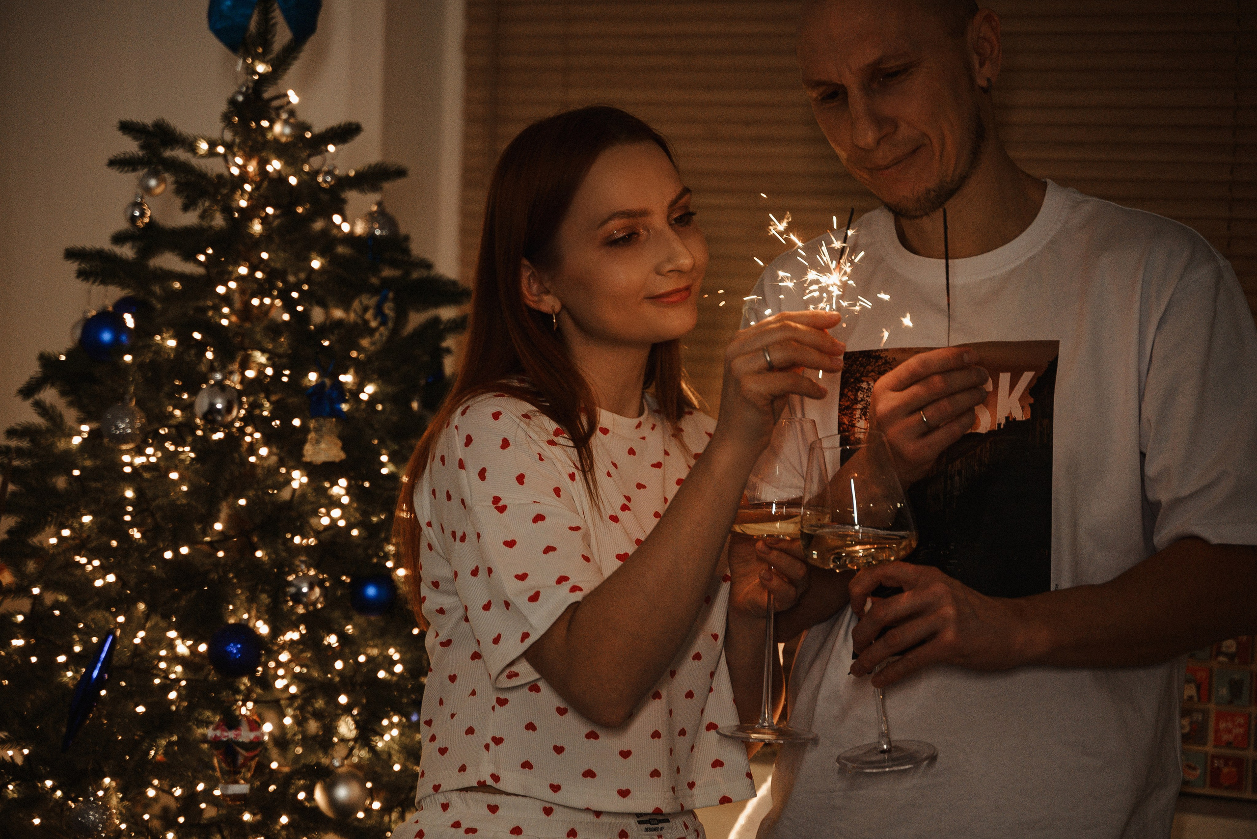 Новогодняя ночь дома. Свадебный и портретный фотограф в Минске Наташа Каракулова