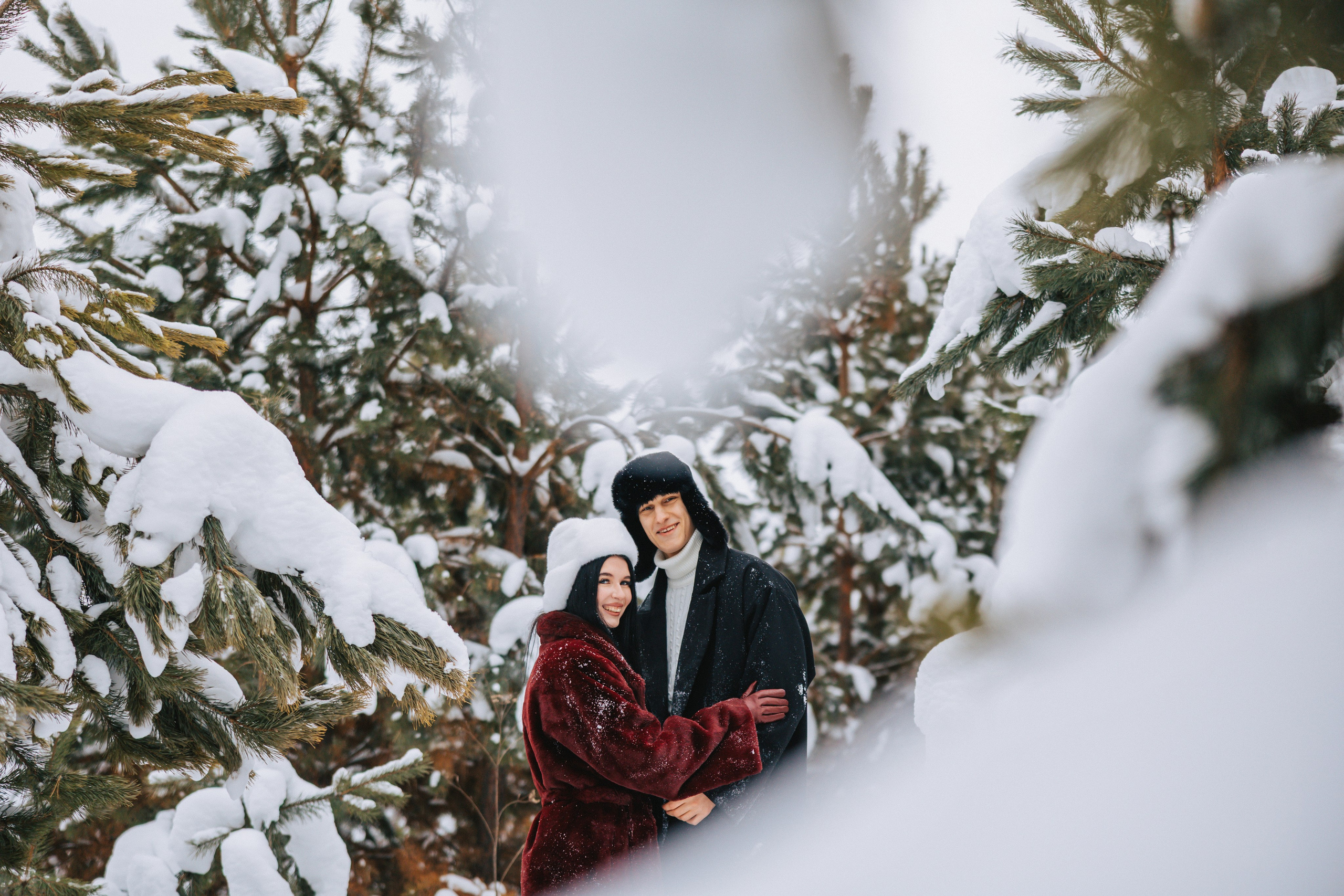 Зимняя прогулка. Свадебный и семейный фотограф в Екатеринбурге Бондаренко Евгений