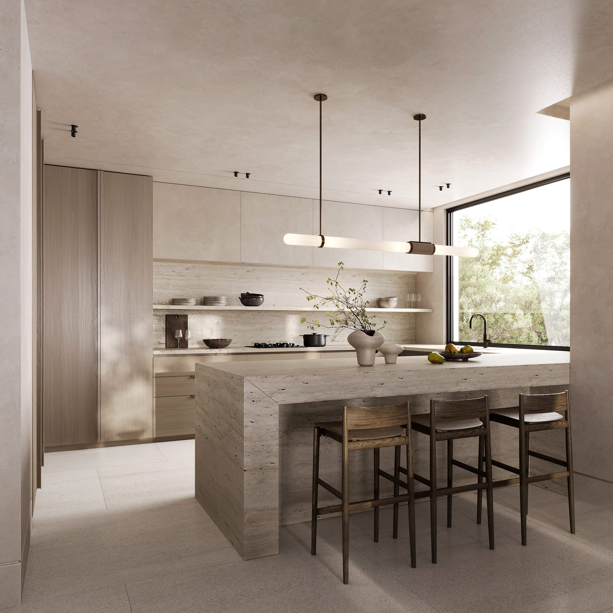 Villa C-34. Interior visualization