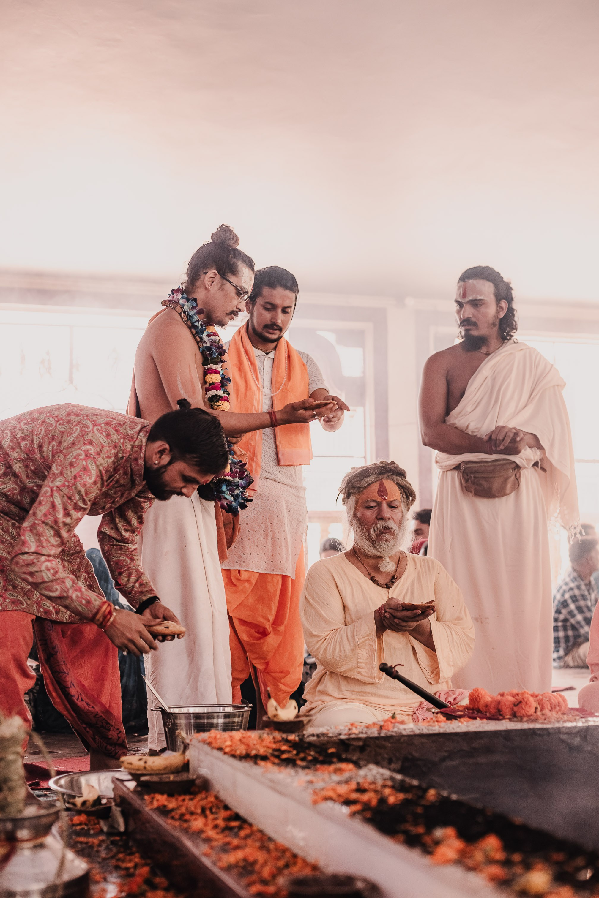 Navaratri yajna at Devraha Baba Ji ashram. Мариам Багдасарян