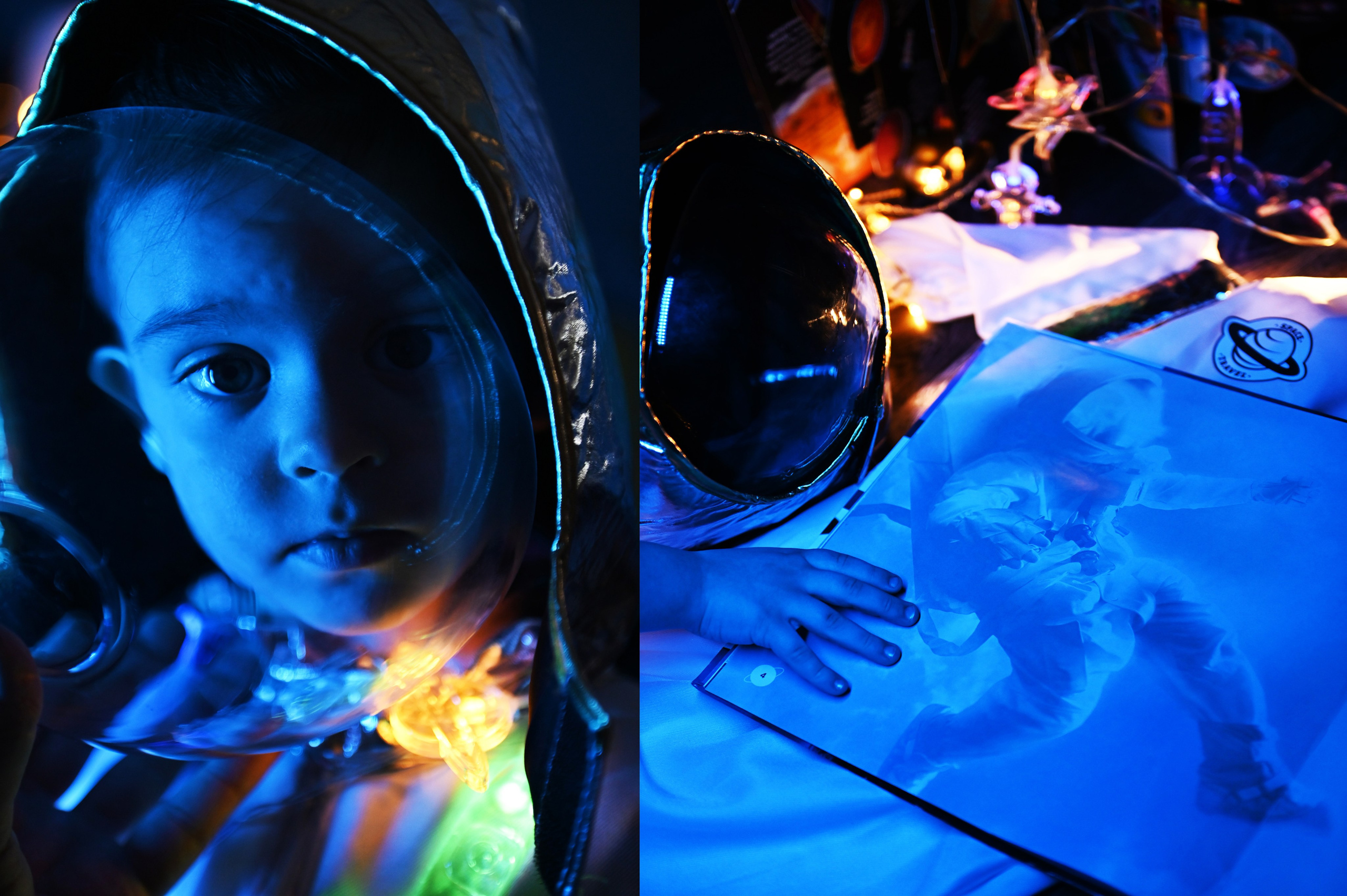 Детская на День космонавтики (домашняя). Свадебный, семейный, детский, контент фотограф в Омске Максим Ильин