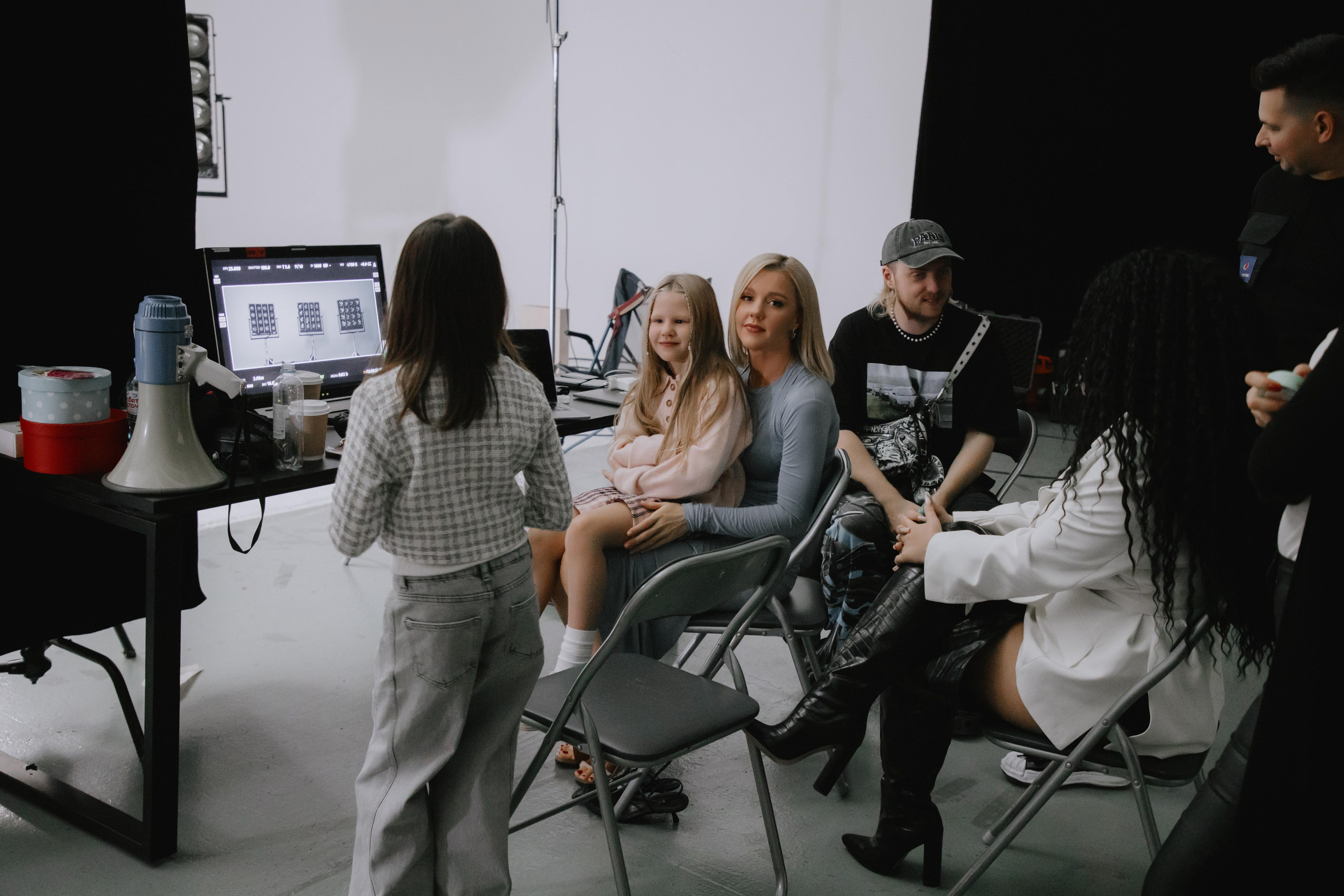 Съемка клипа Юлианны Карауловой и Бьянки. Фотограф в Москве и Санкт-Петербурге Дарина