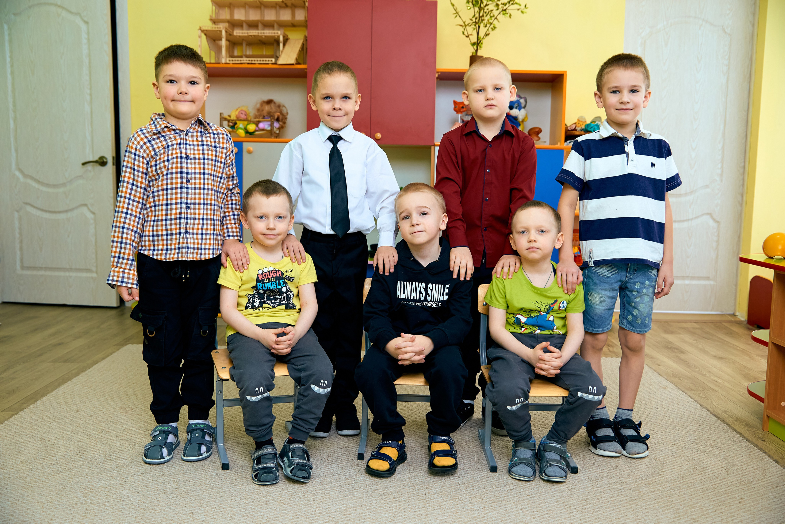 Группа Буратино Детский сад Глазуновка выпуск 2024. Фотограф в Орле Павел Черкасов