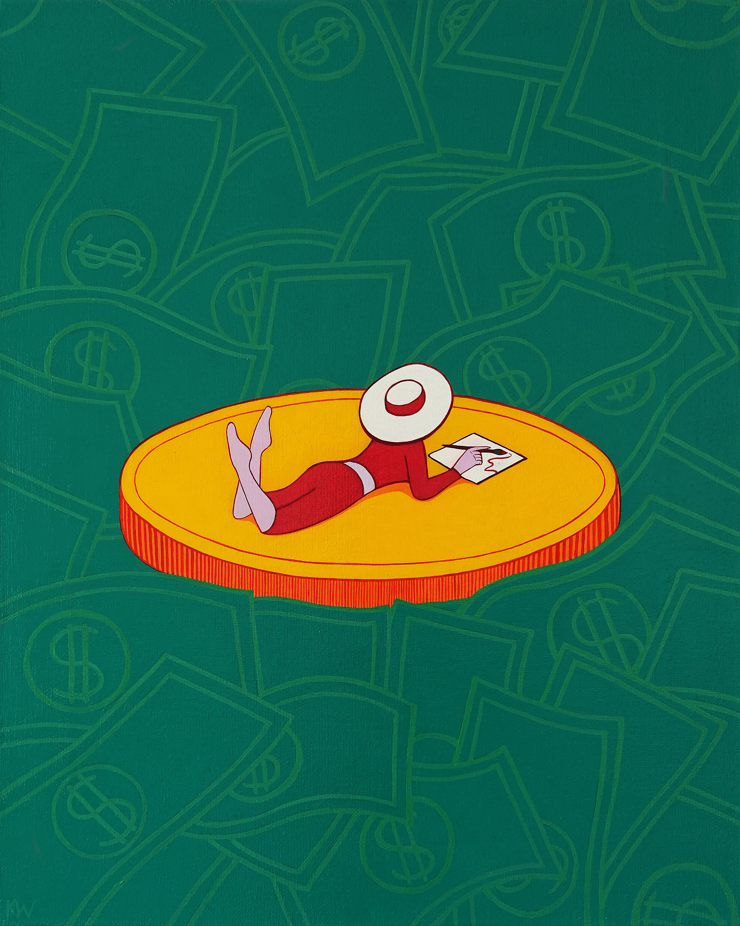 Серия авторских картин «Золото». Художник Katya Warped г. Чебоксары