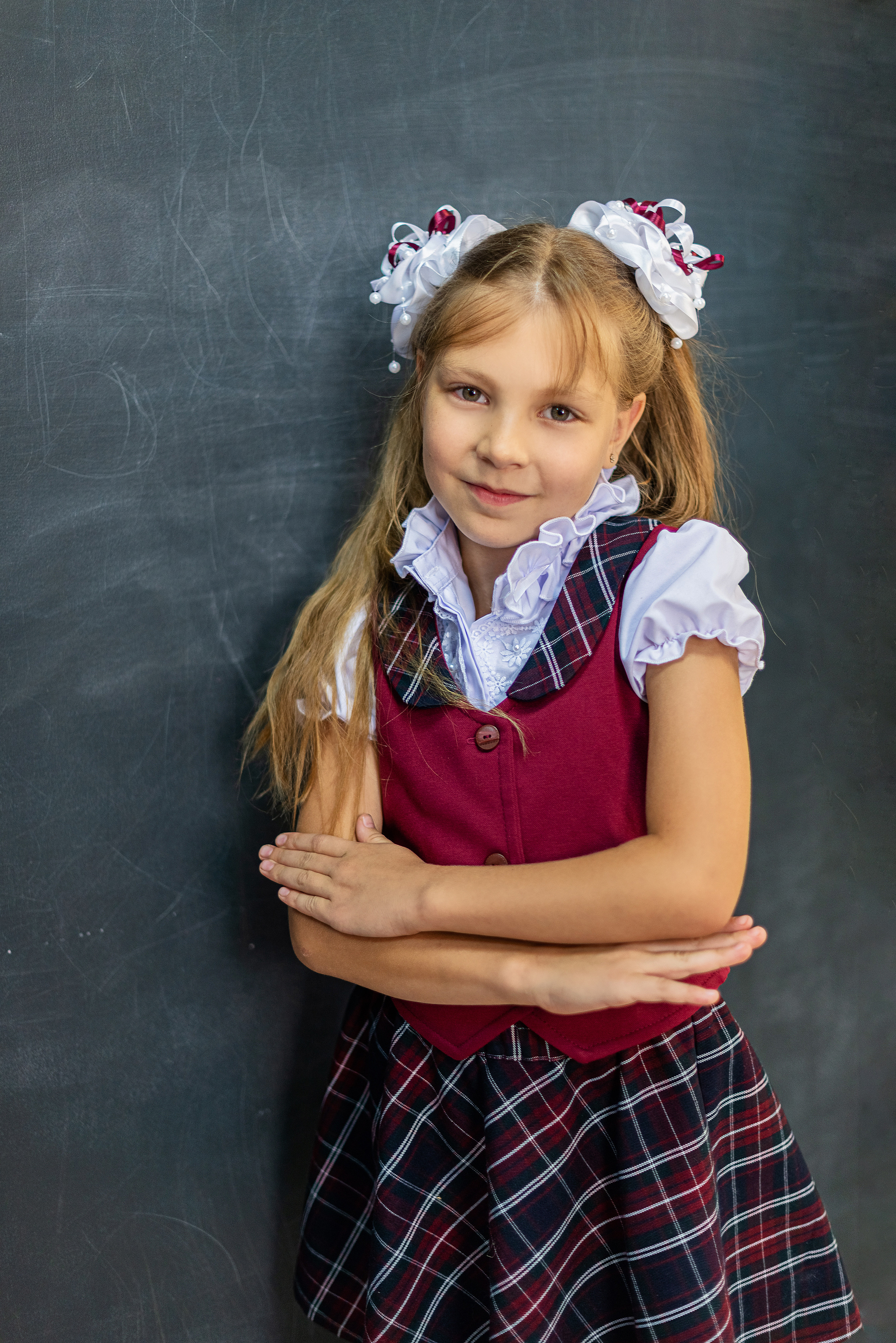 Студийная съемка первоклашек. Семейный и свадебный фотограф во Владивостоке