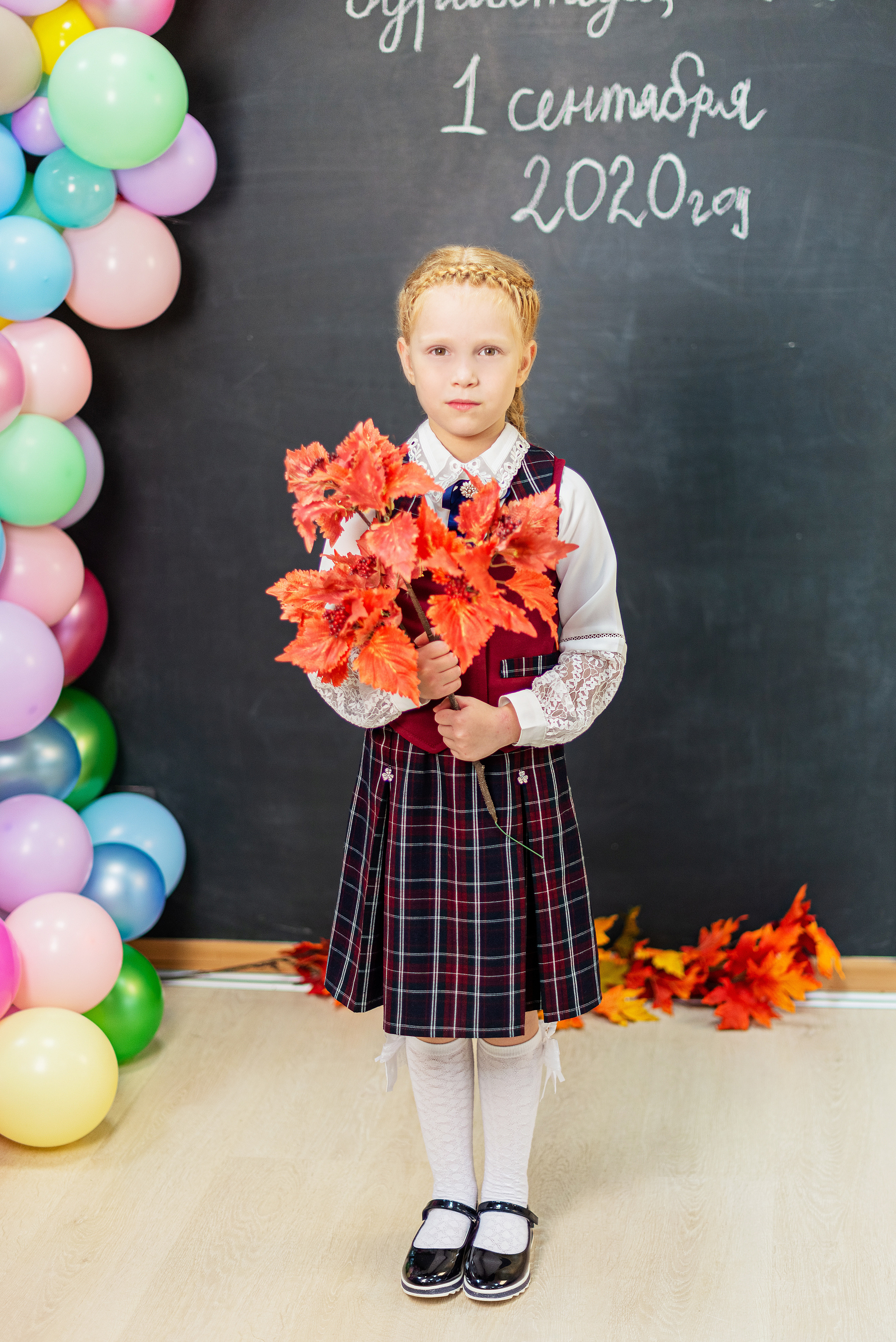 Студийная съемка первоклашек. Семейный и свадебный фотограф во Владивостоке
